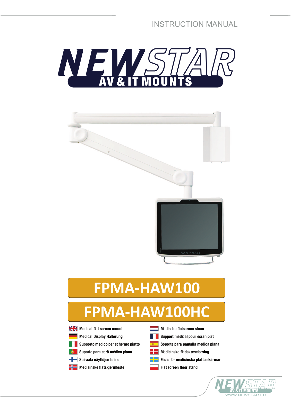 Newstar FPMA-HAW100 User Manual