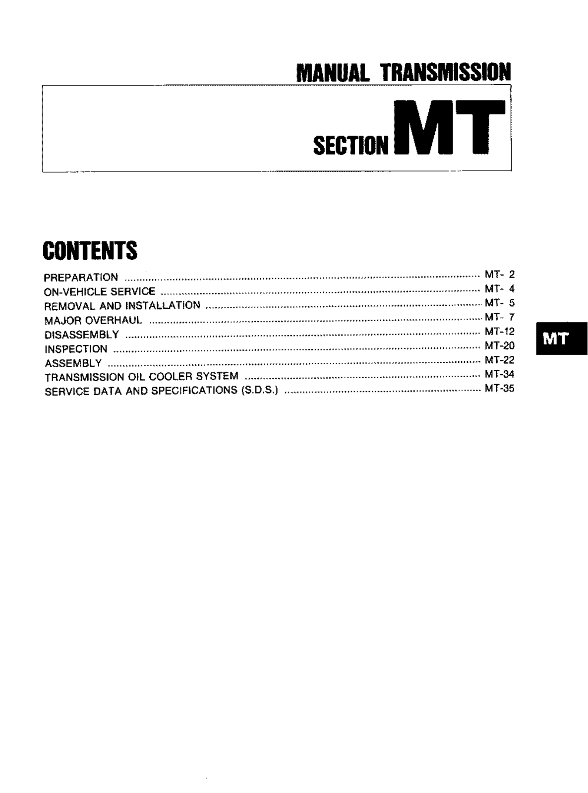 Nissan 300ZX 1990 Owner's Manual