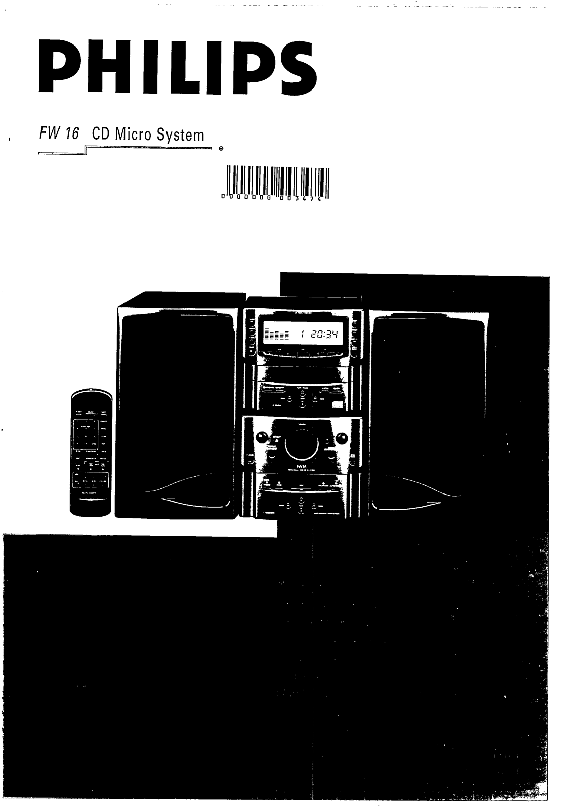 Philips FW16/41M, FW16/21, FW16/41, FW16/20, FW16 User Manual