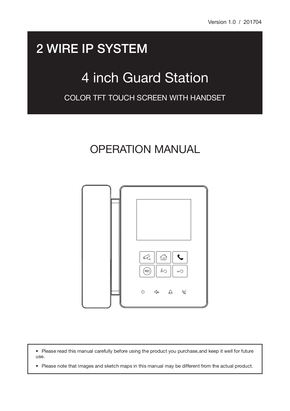 NY Wholesale Intercom DT-IP-G24 User Manual