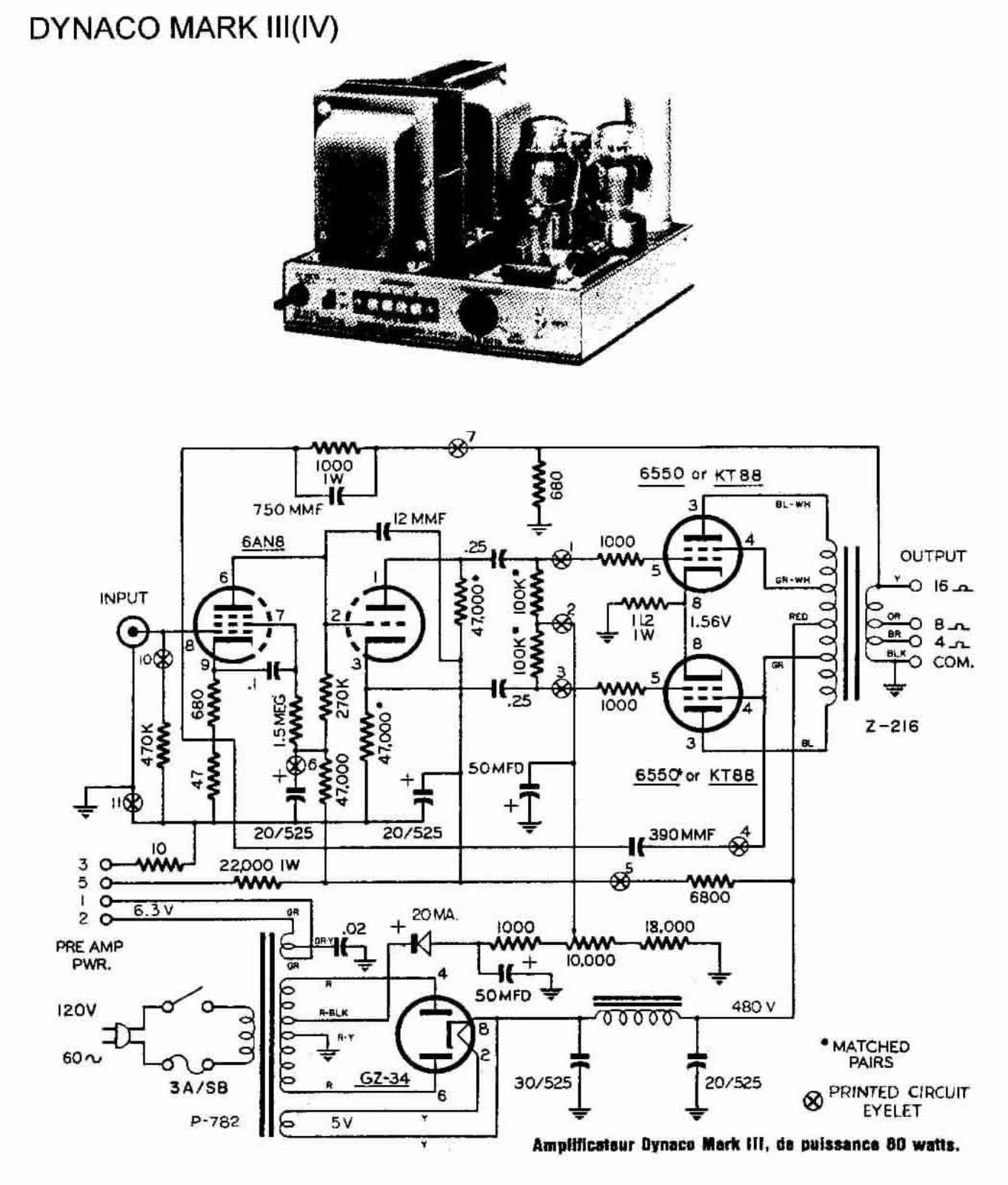 Dynaco mkiii schematic