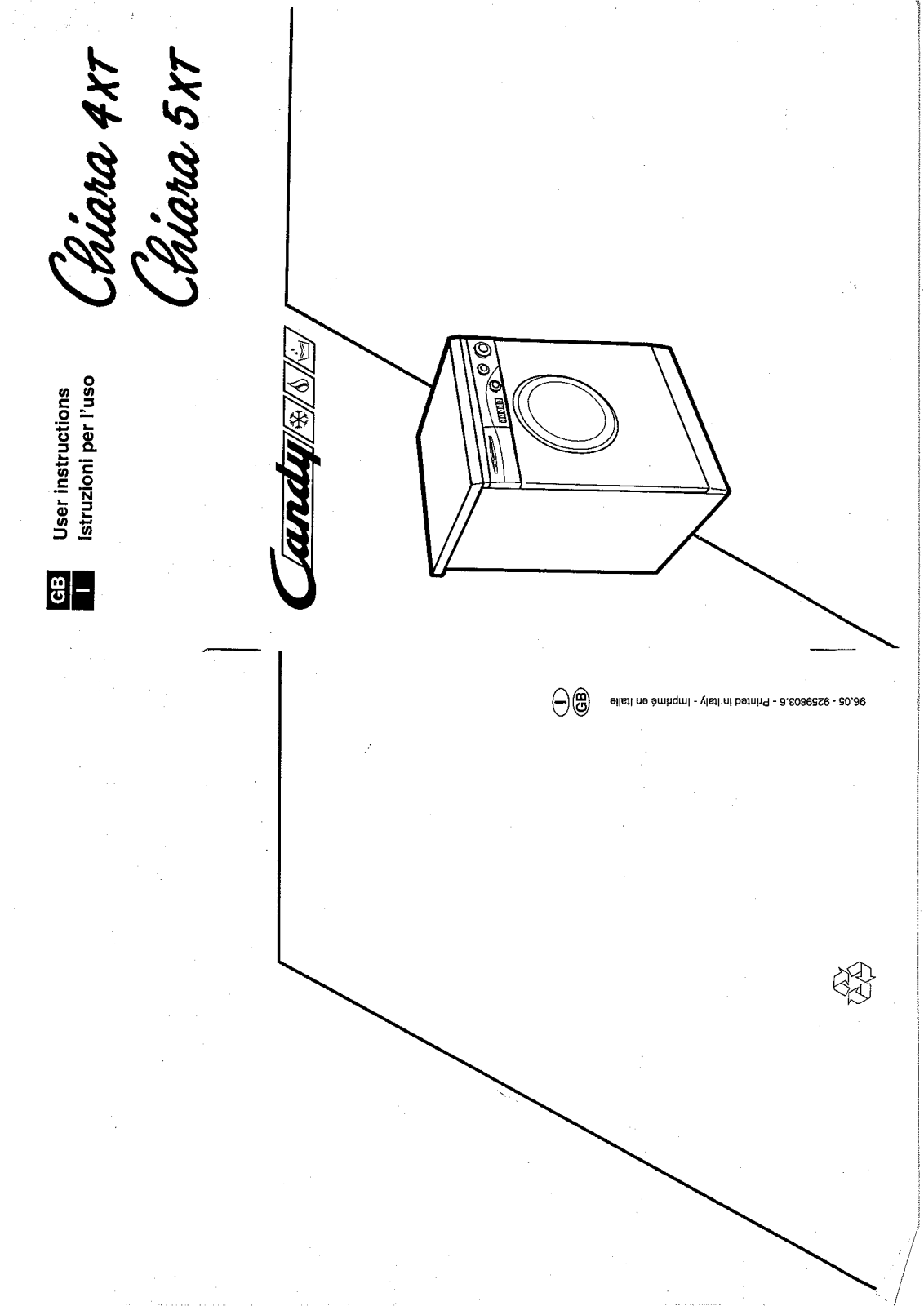 Candy CI 486 XT Manual