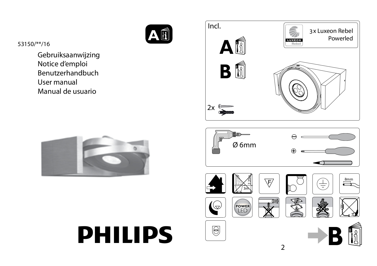 Philips 53150-48-16 User Manual