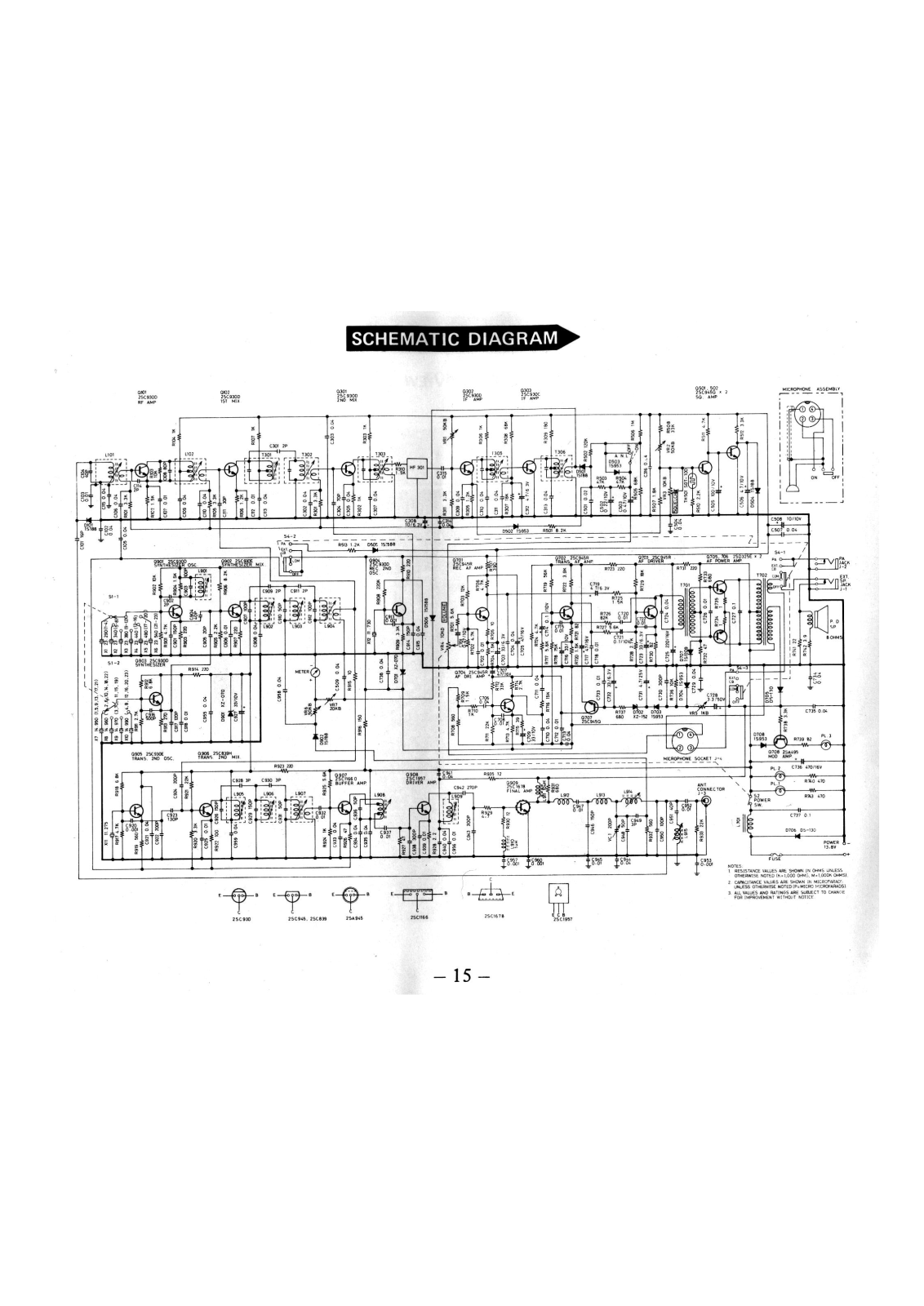 Midland 13-853 Schematic