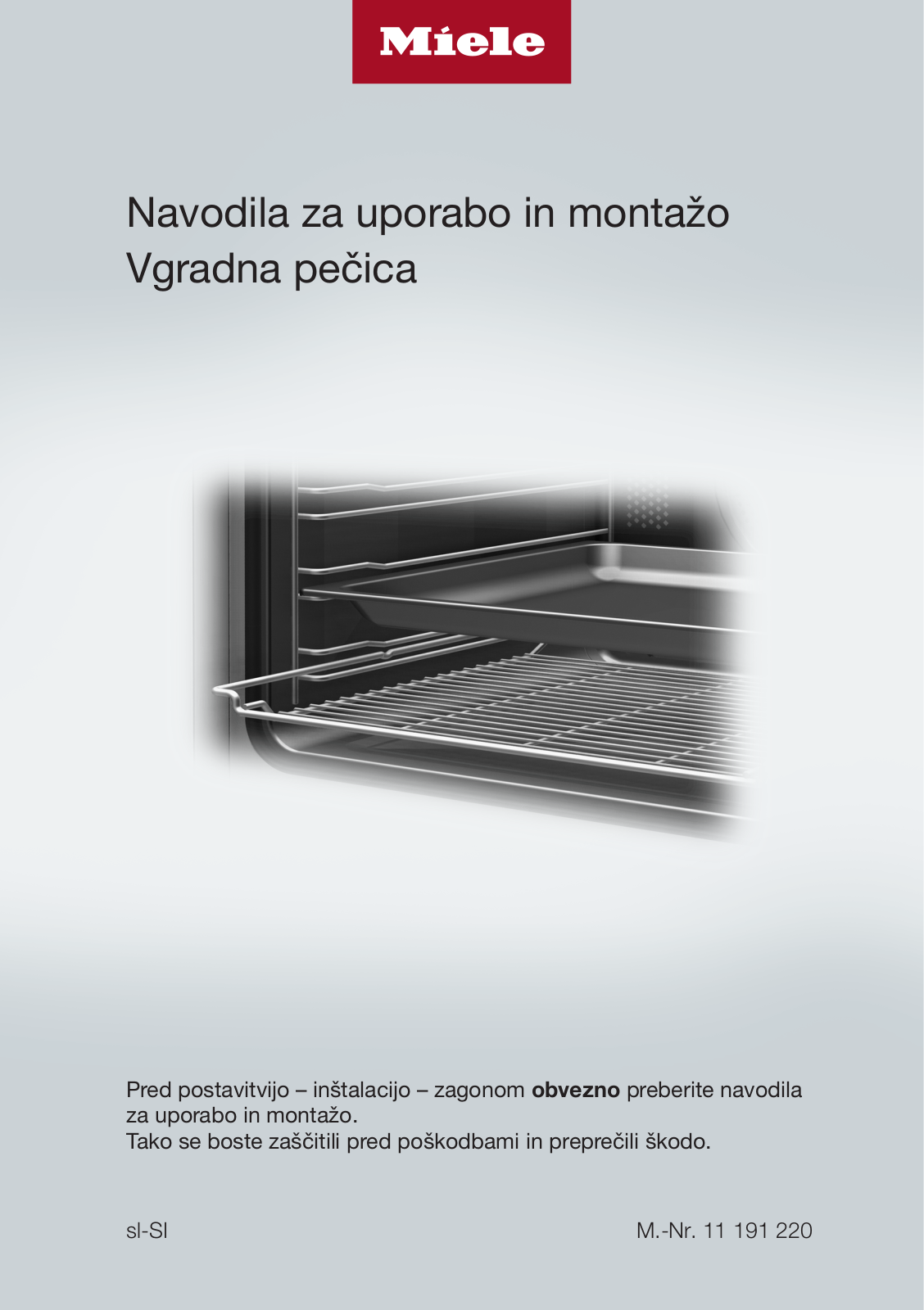 Miele H 7264 BP Instructions Manual