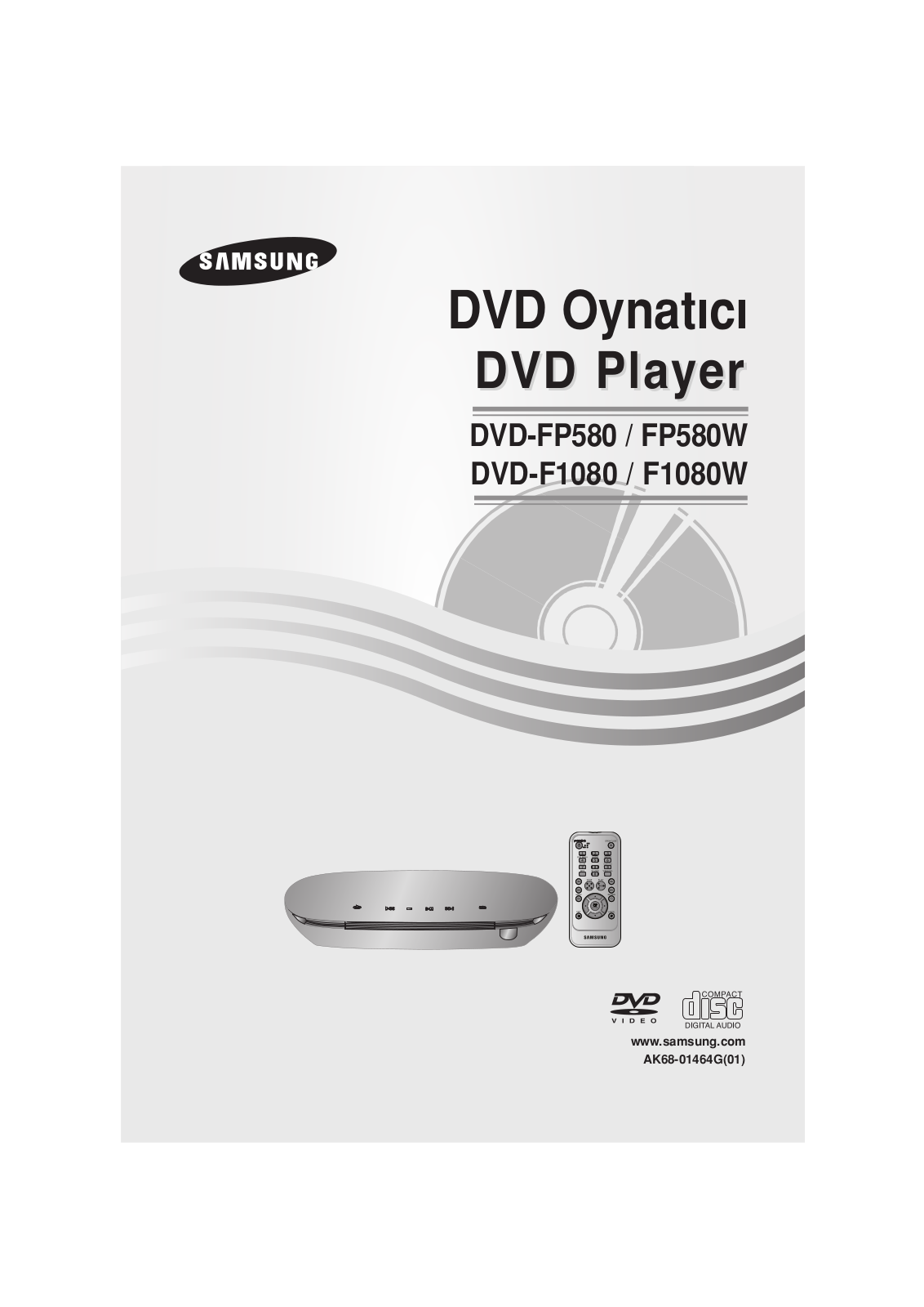 Samsung DVD-F1080 User Manual