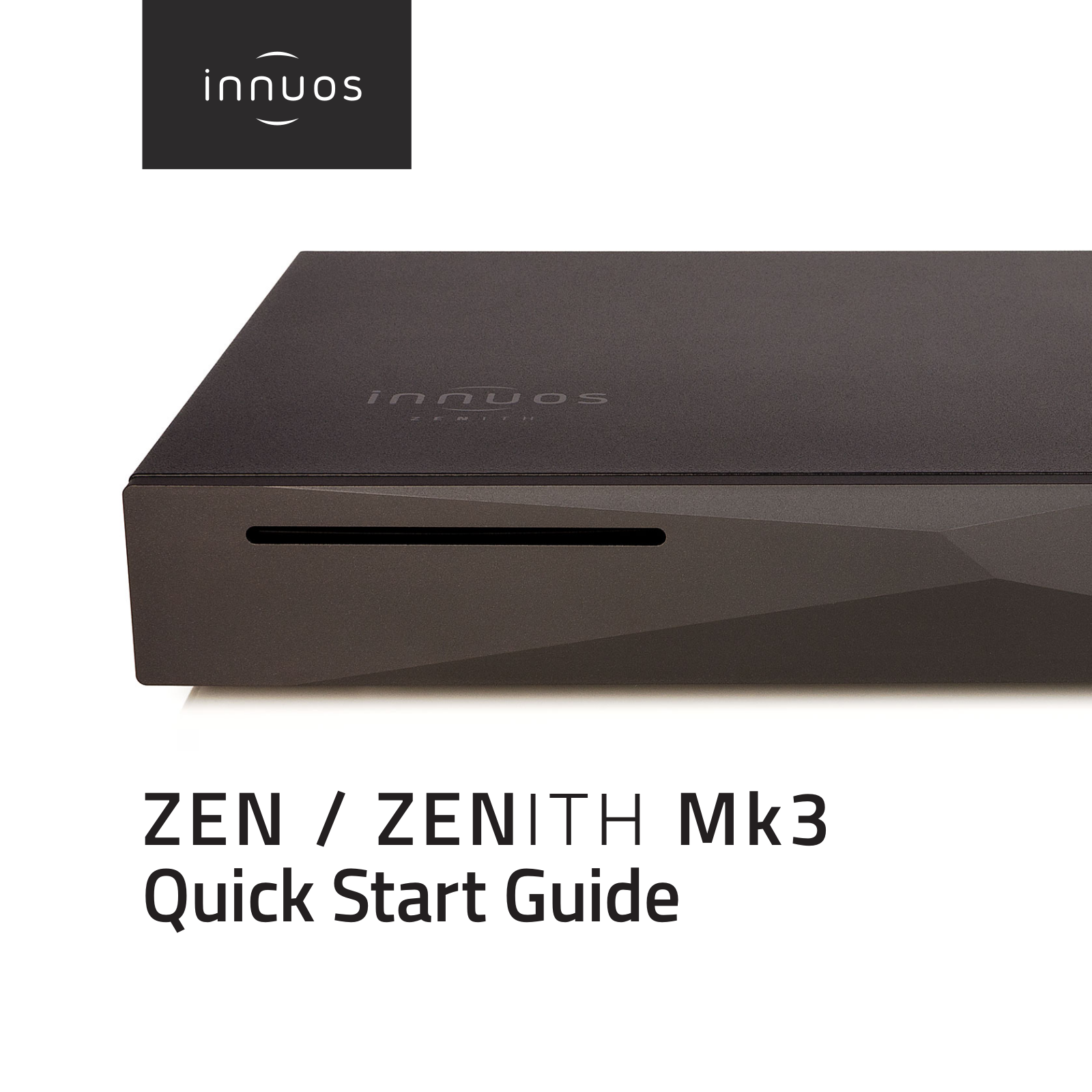 innuos ZEN Mk3, Zenith Mk3, Statement Quick Start Manual - ManualMachine.com