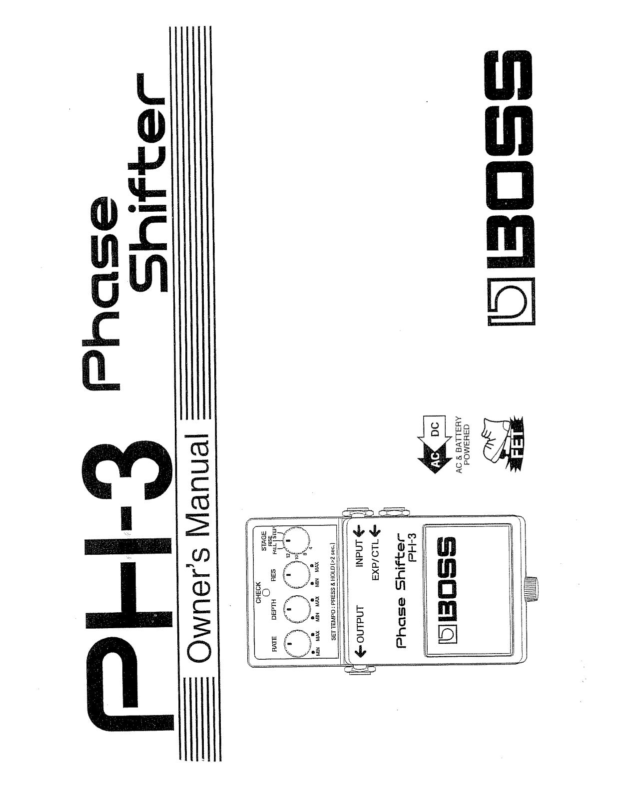 Boss PH-3 User Manual