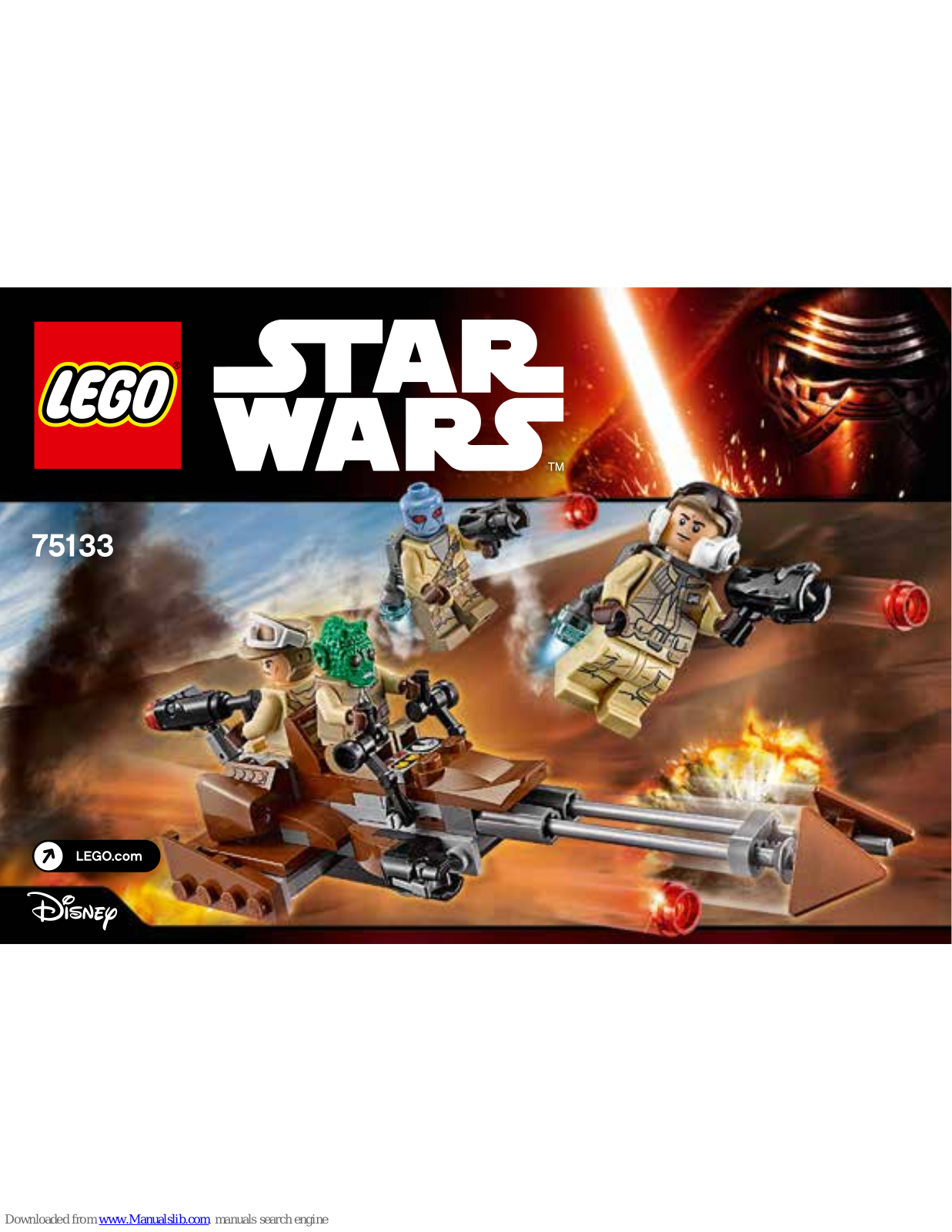 LEGO STAR WARS 75133, STAR WARS 75134, STAR WARS 75136 Building Instructions