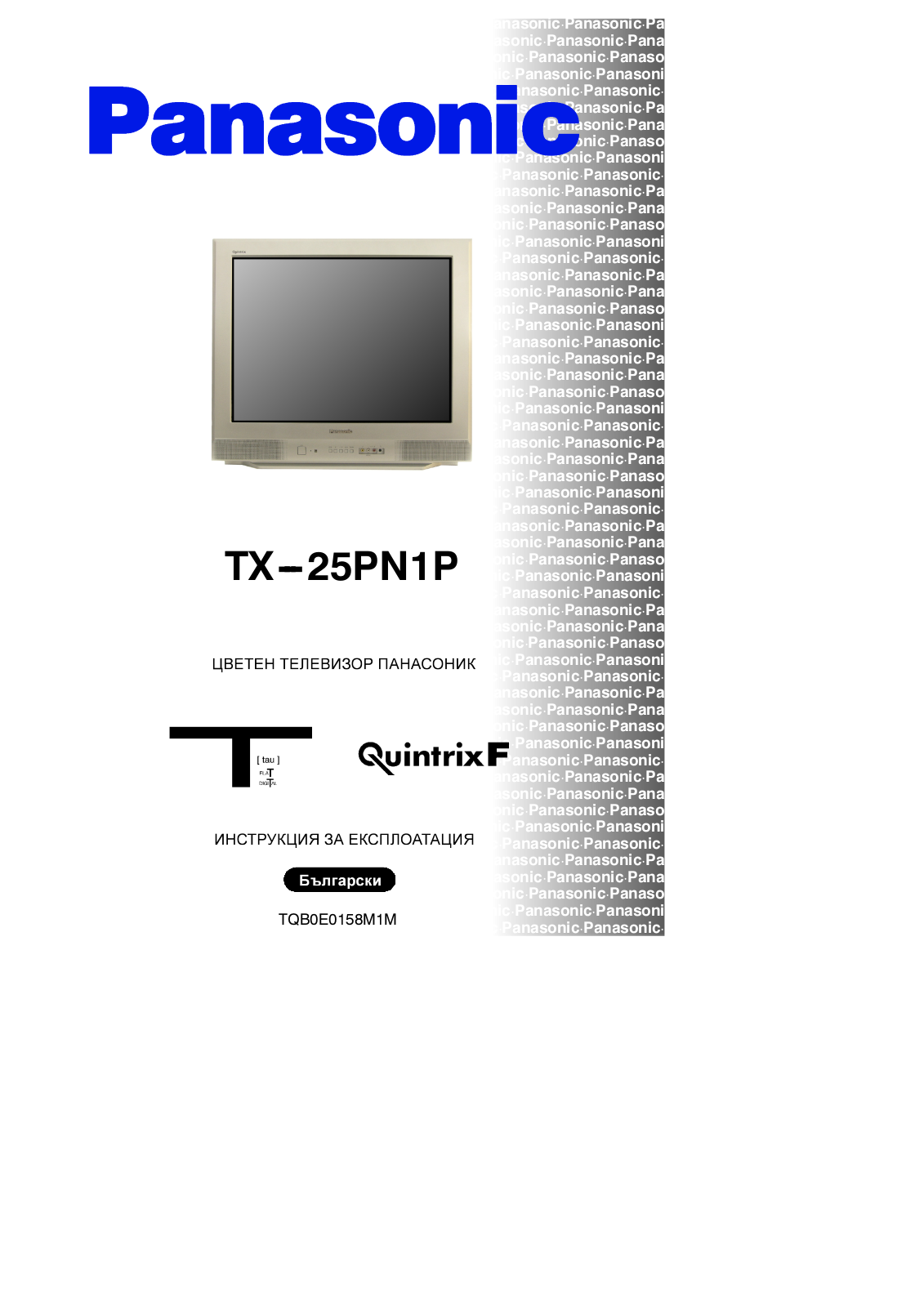 PANASONIC TX-25PN1P User Manual