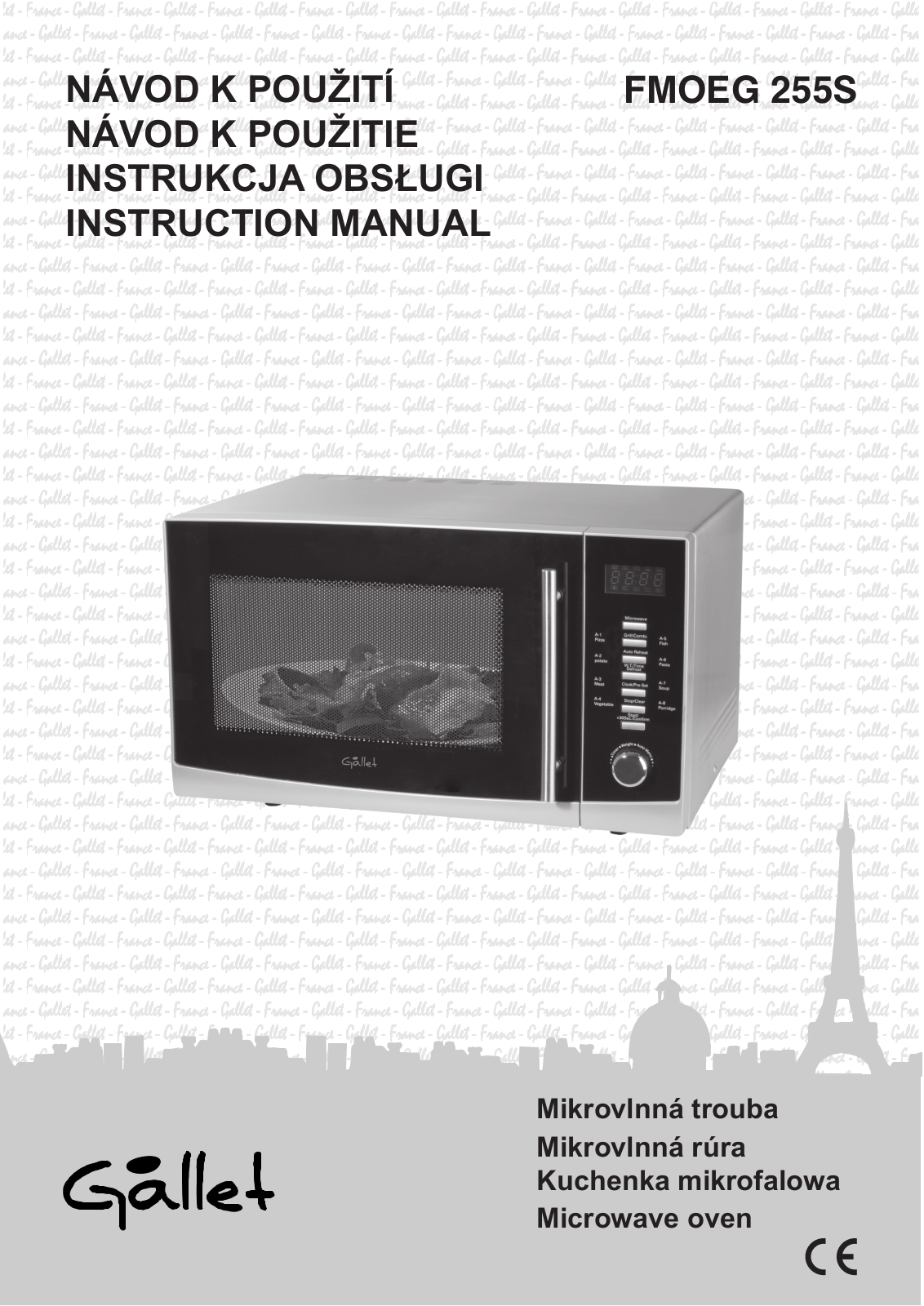 Gallet FMOEG 255S User Manual