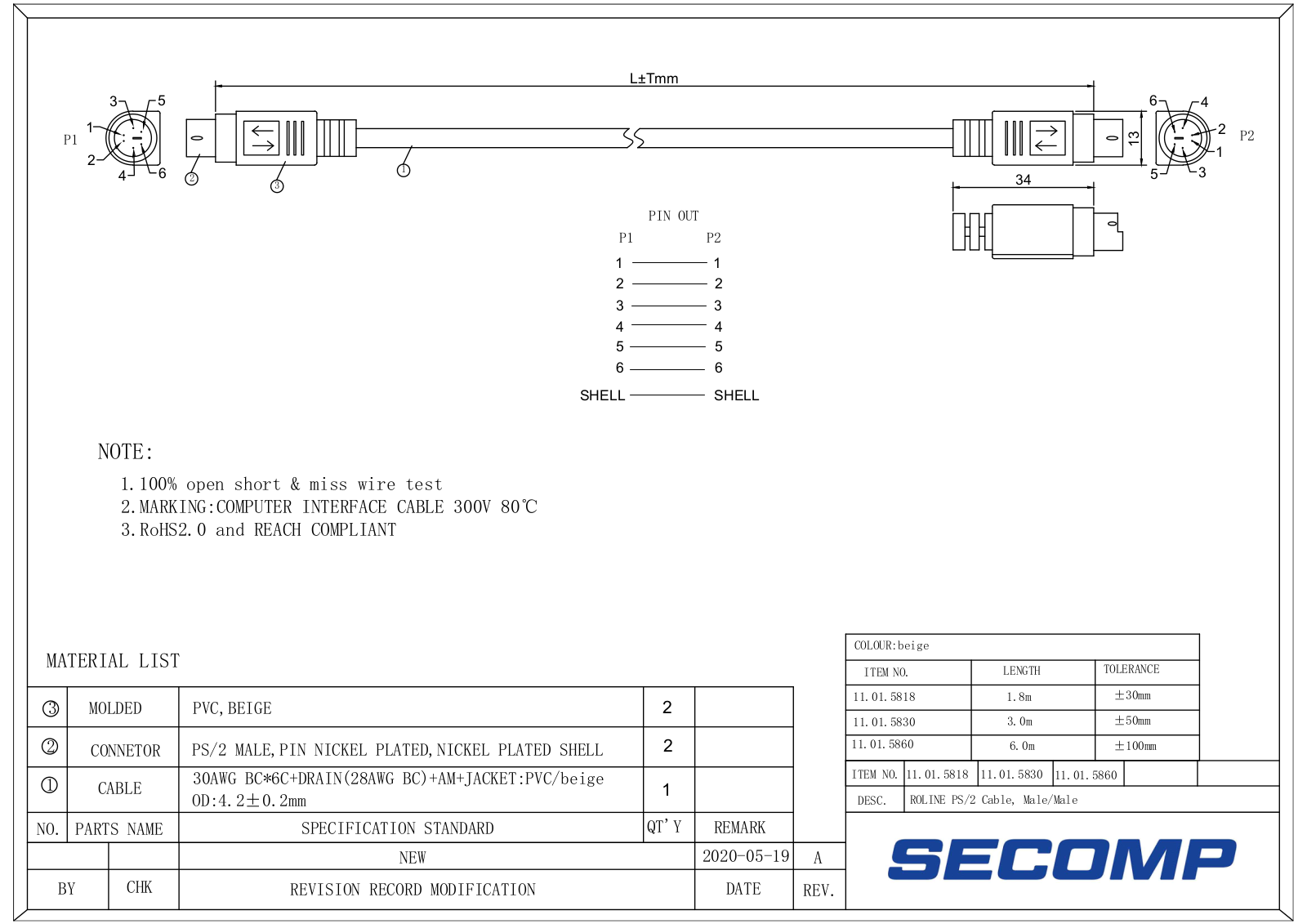 ROLINE 11015818, 11015830, 11015860 Datasheet - ManualMachine.com