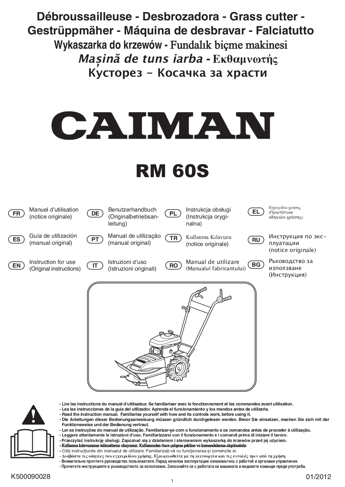 Caiman RM 60S User guide