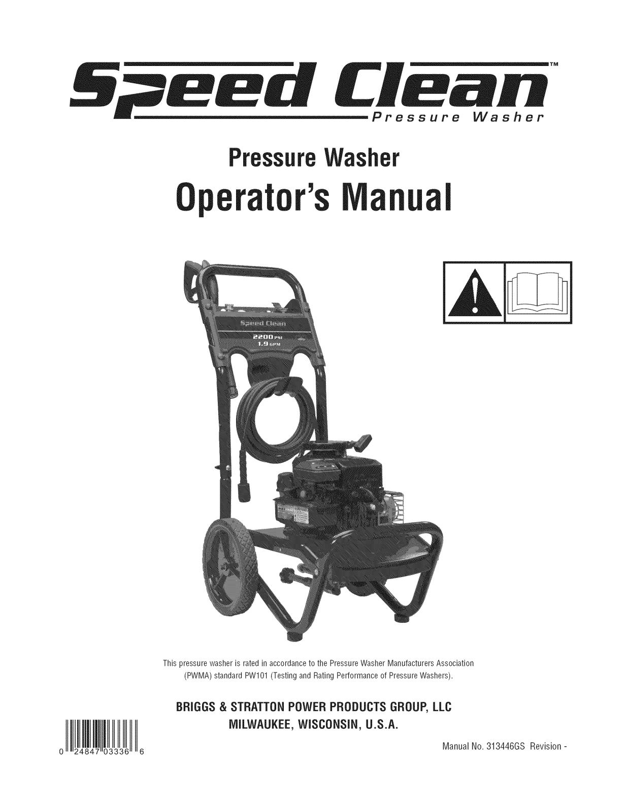 Briggs & Stratton 020460-0 Owner’s Manual