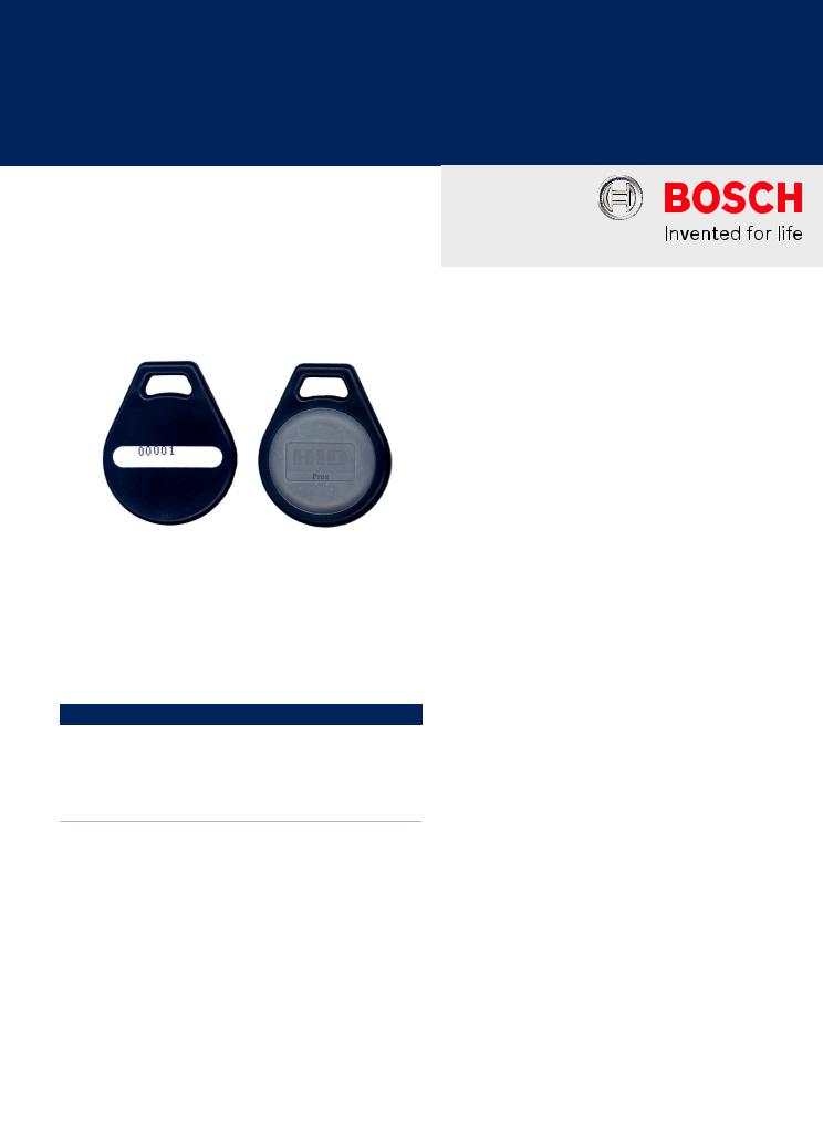 Bosch D8236KF-10 Specsheet