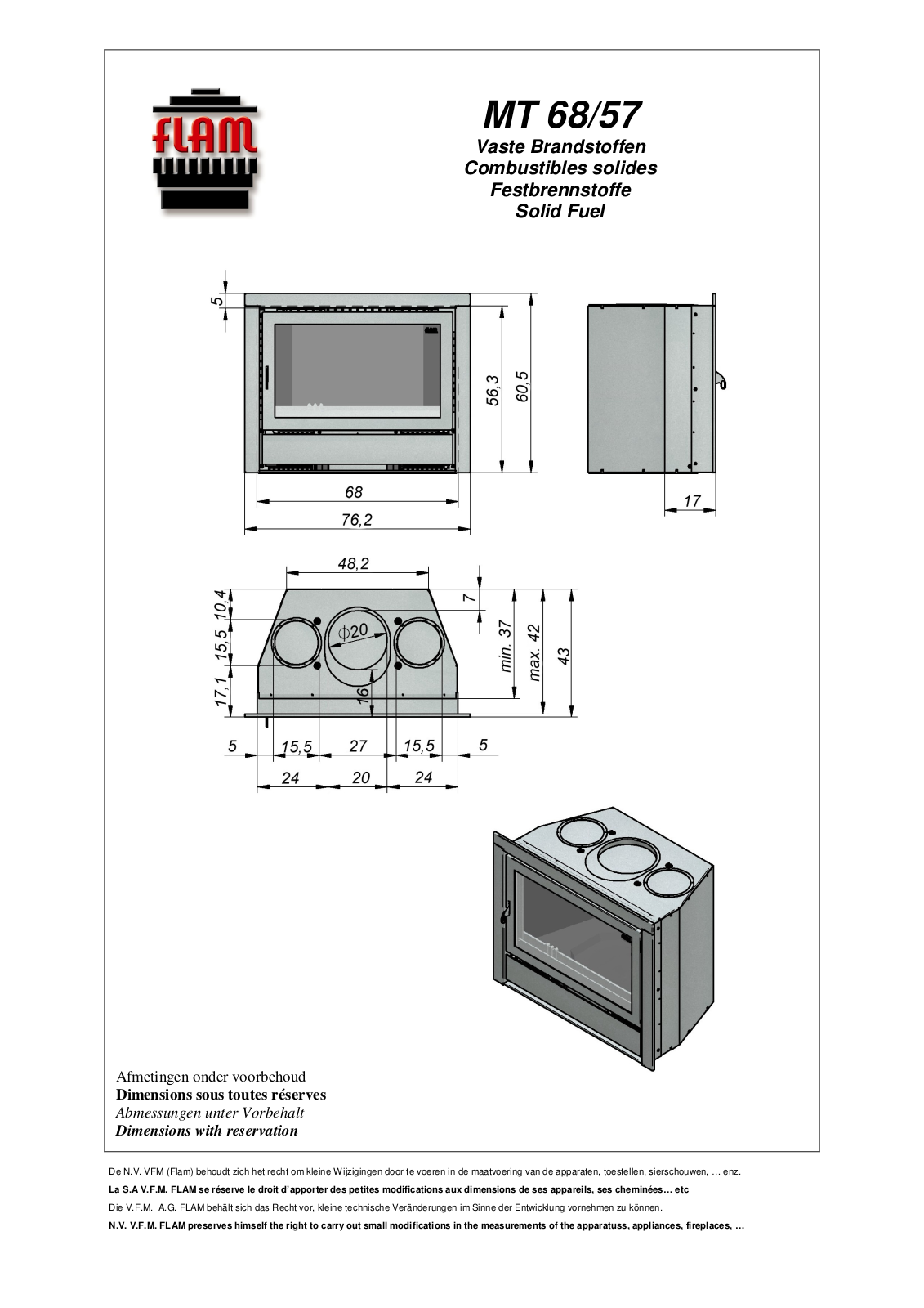 FLAM MT 68-57 User Manual - ManualMachine.com