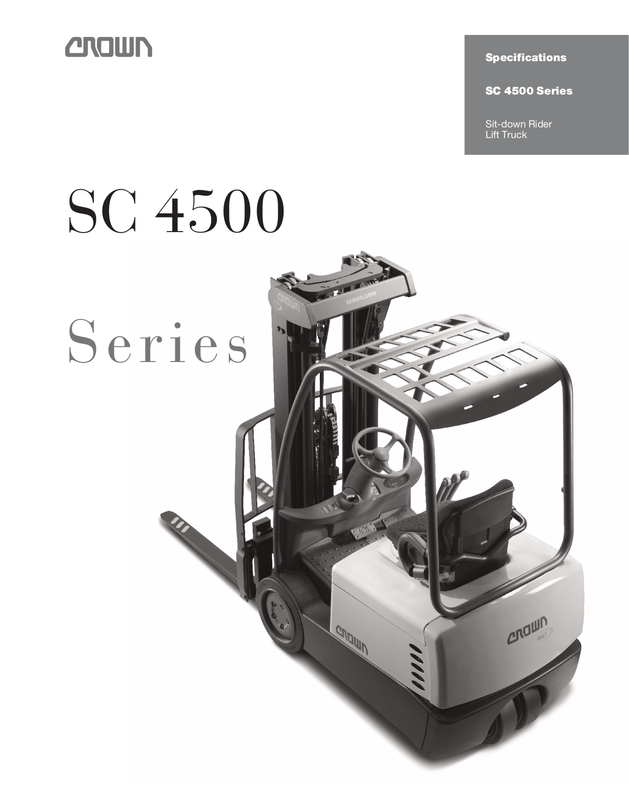 Crown SC 4500 User Manual