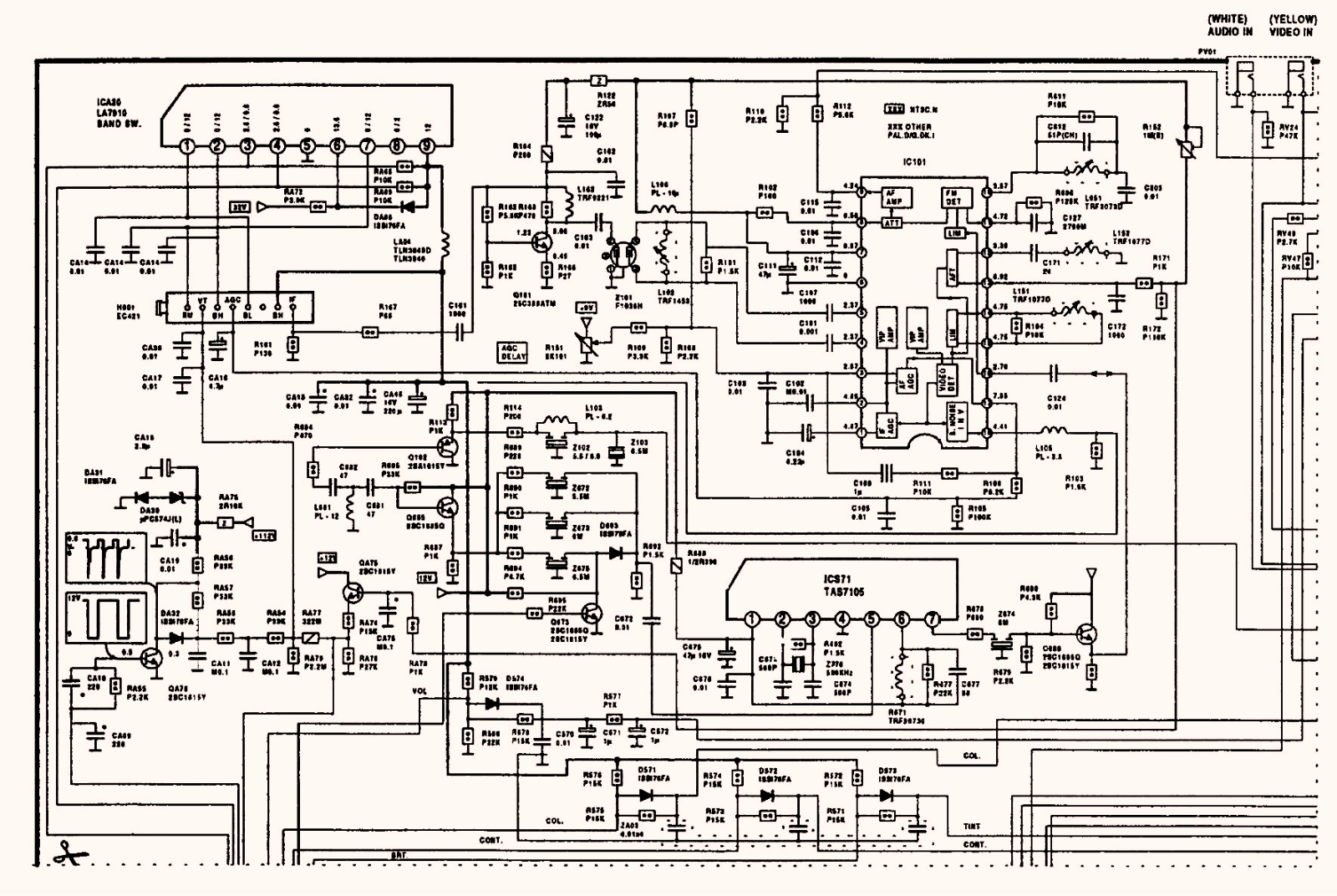 Toshiba S2104 Schematic