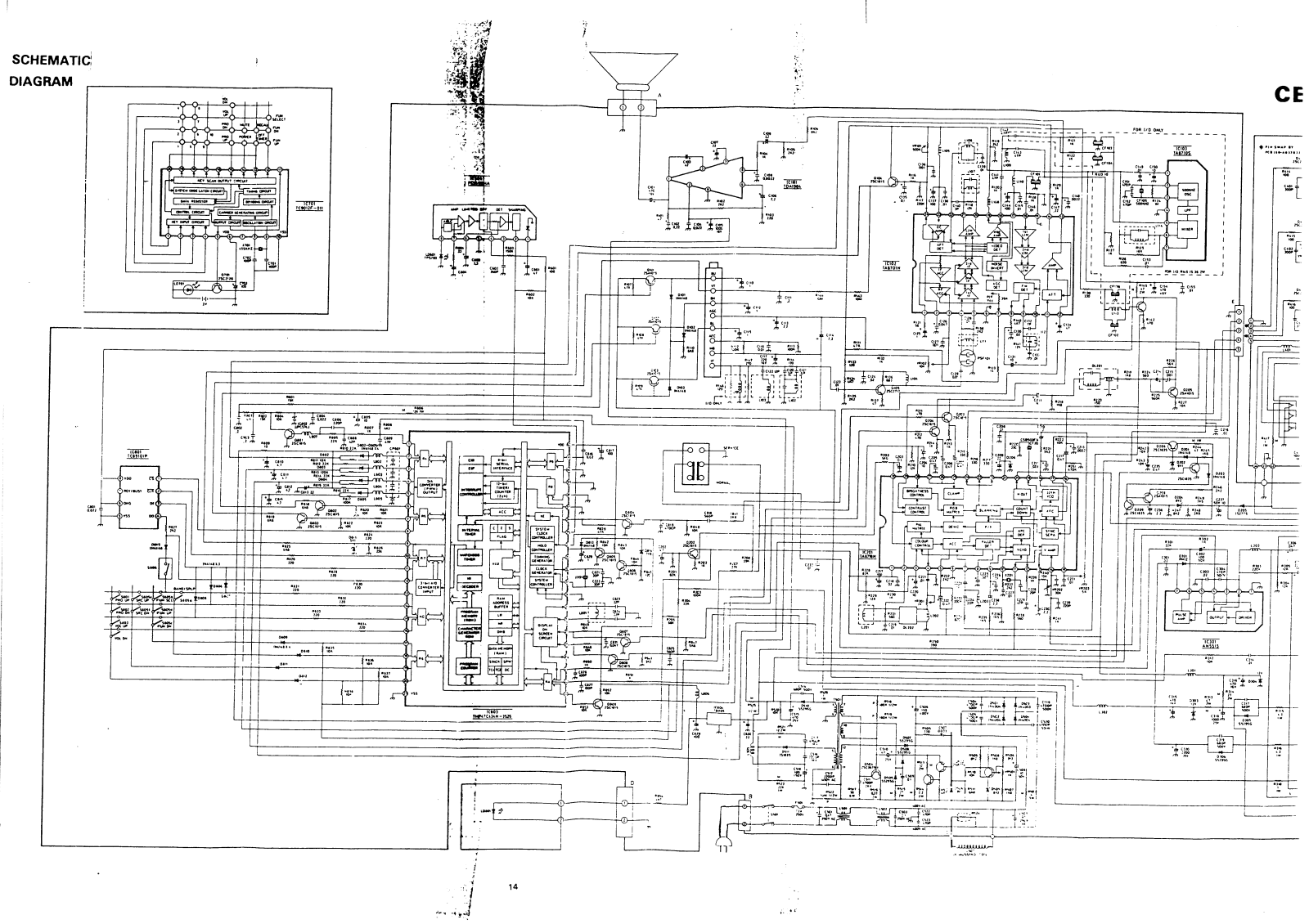 orion he1493, ce3703 Schematics