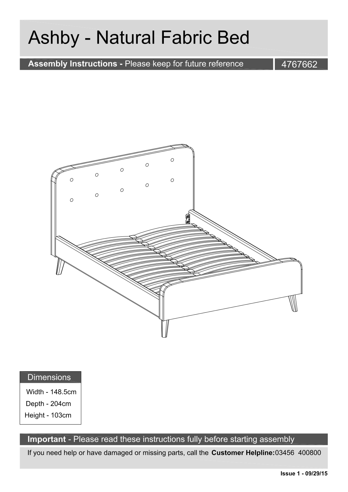 Hygena 47667662 Instruction manual