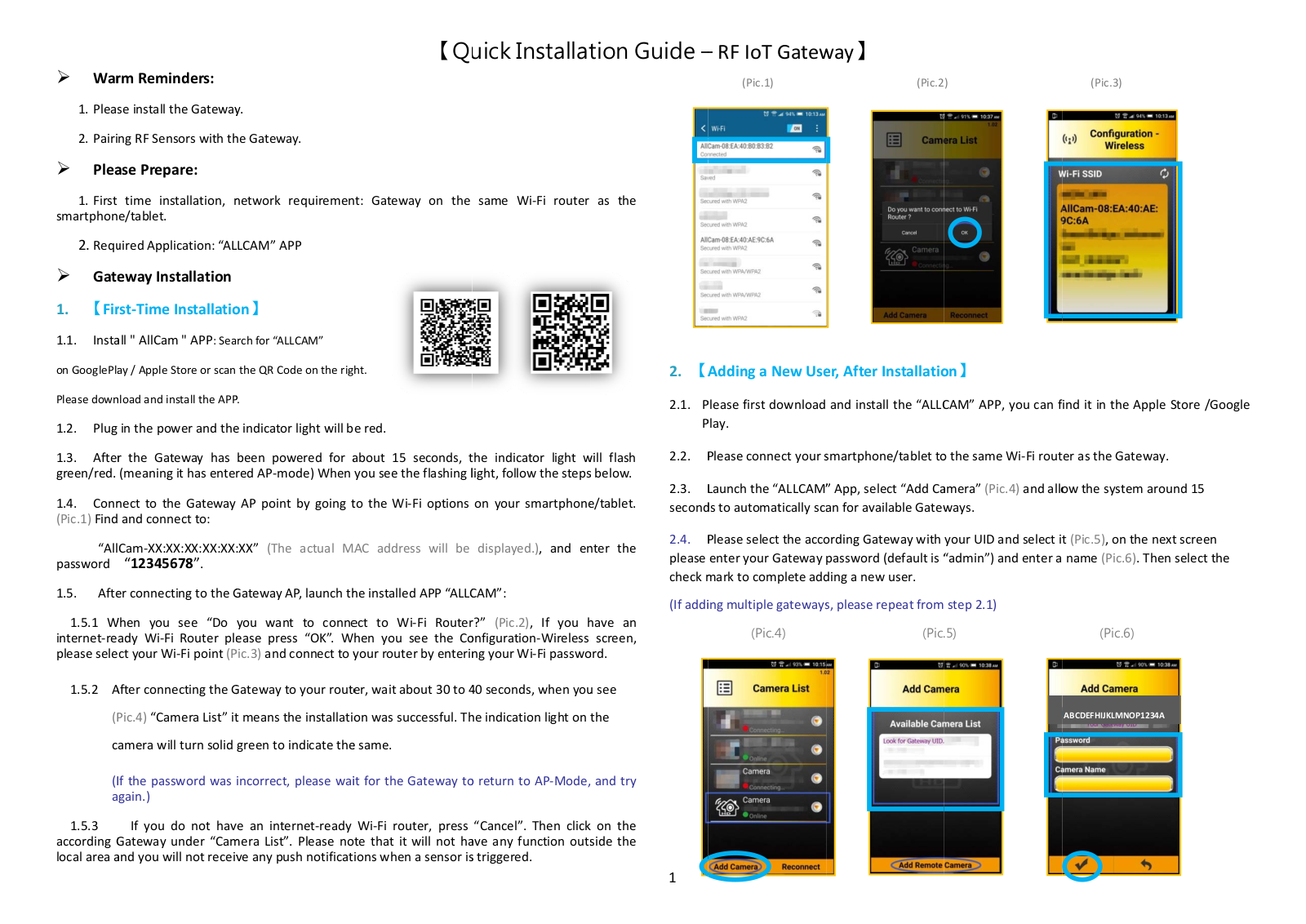 ODSONIC 8811S RF Users manual