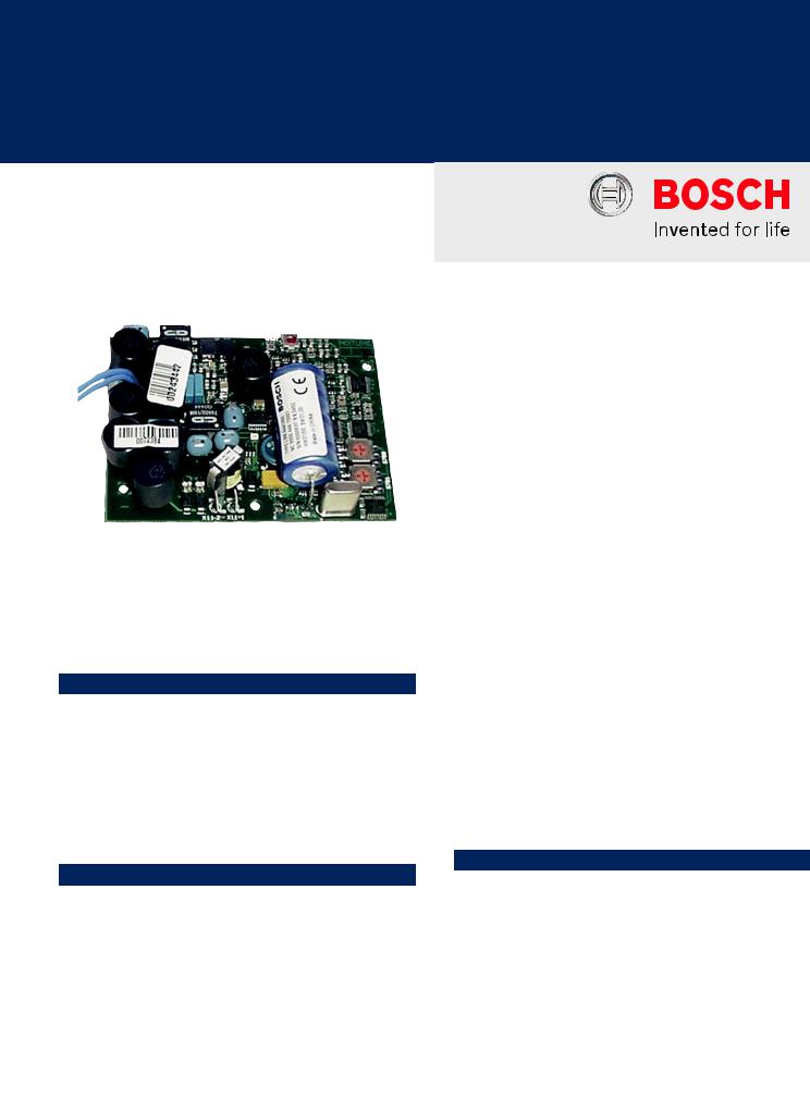 Bosch LBB4441-00 Specsheet