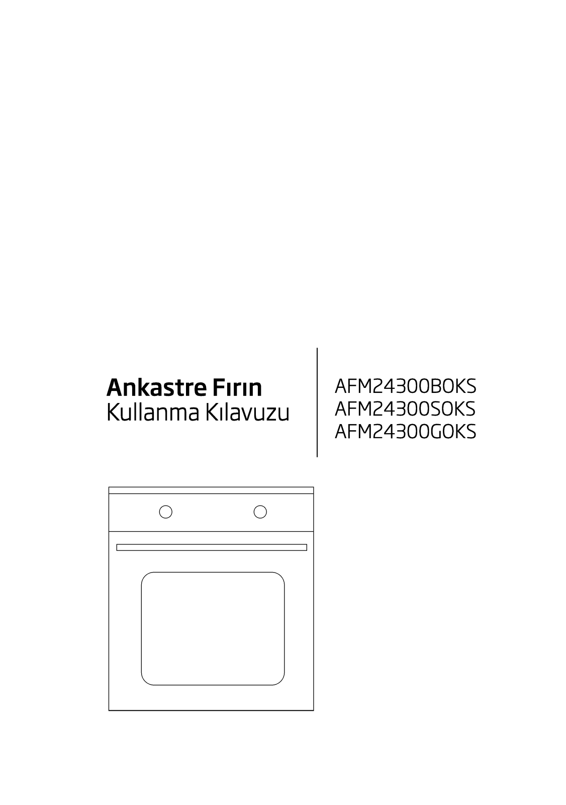 Beko AFM42300S0KS, AFM42300G0KS User manual