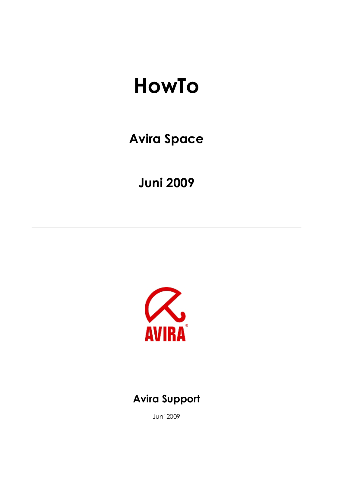 Avira SPACE HowTo - ManualMachine.com