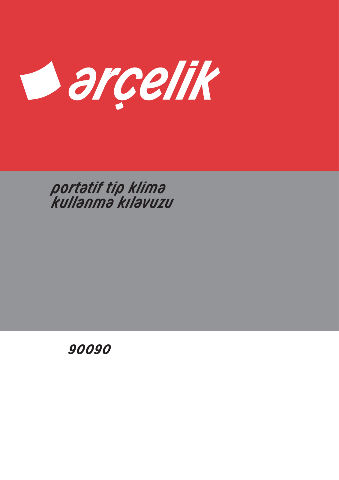 Arçelik 90090 User manual