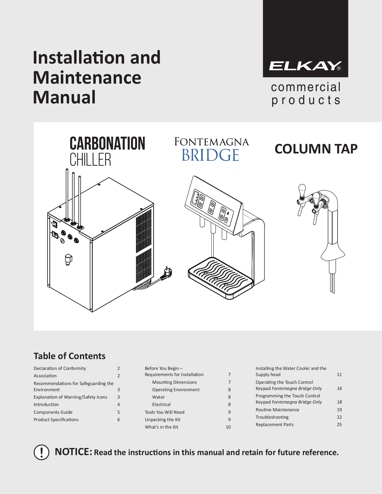 Elkay DSC2K Owner’s Manual