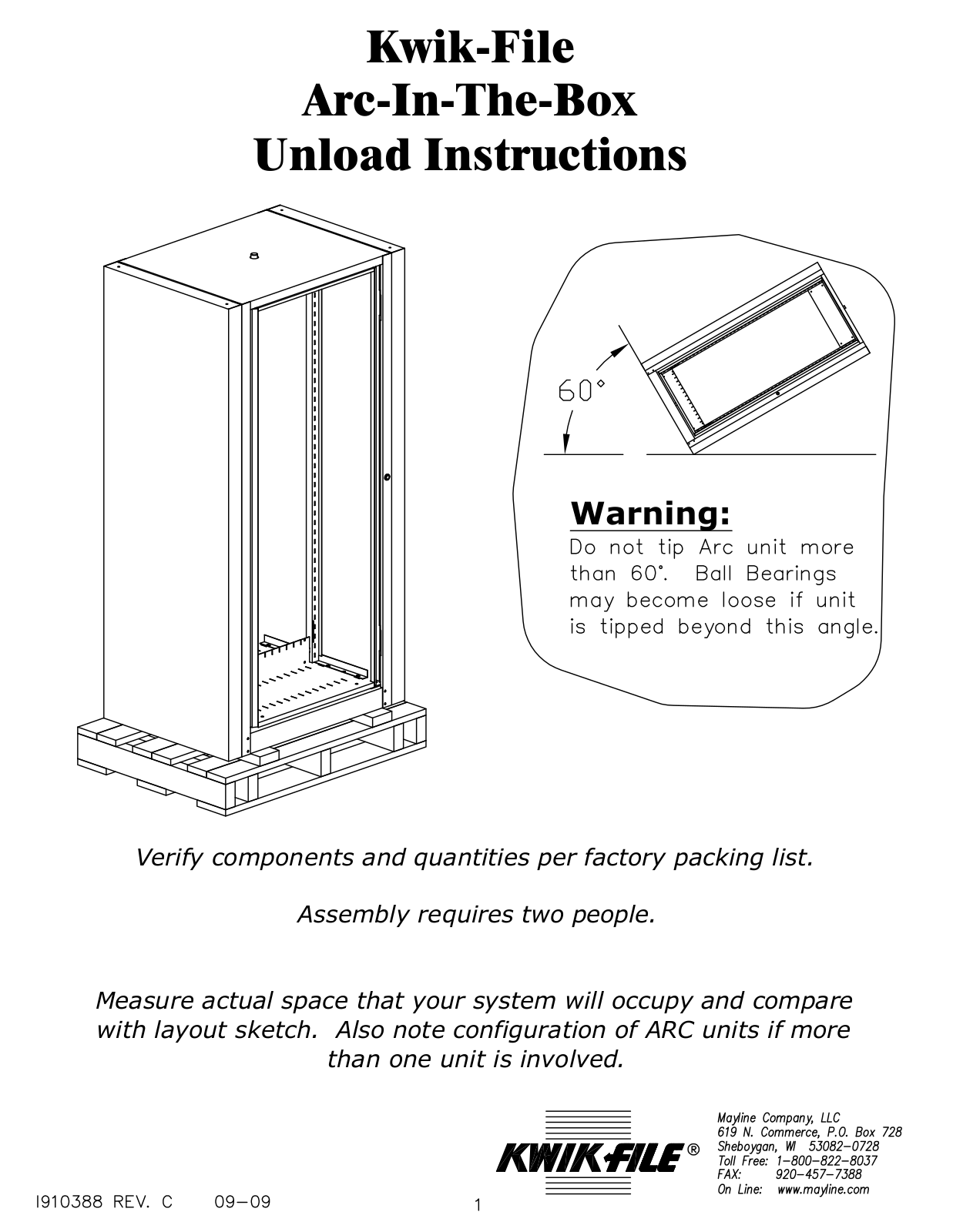 Mayline ARC-in-the-Box User Manual