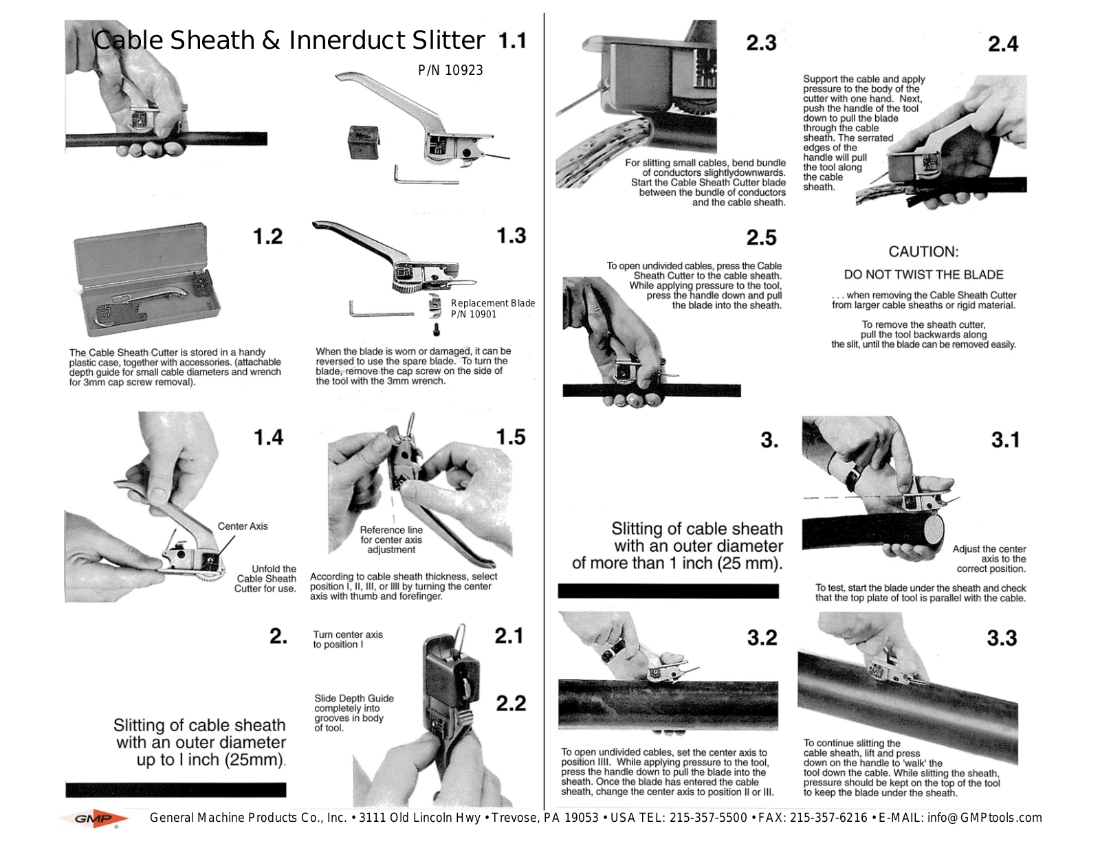 General Machine Products 10923 User Manual