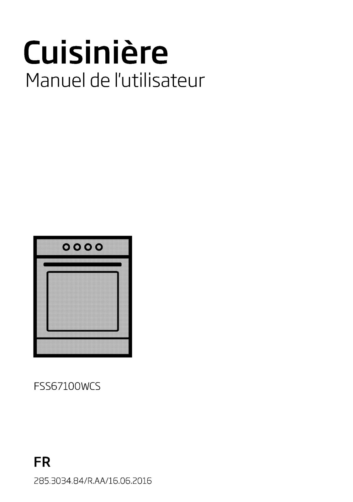 Beko FSS67100WCS User manual