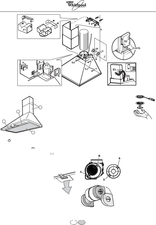 Whirlpool AKR 987 JA INSTRUCTION FOR USE