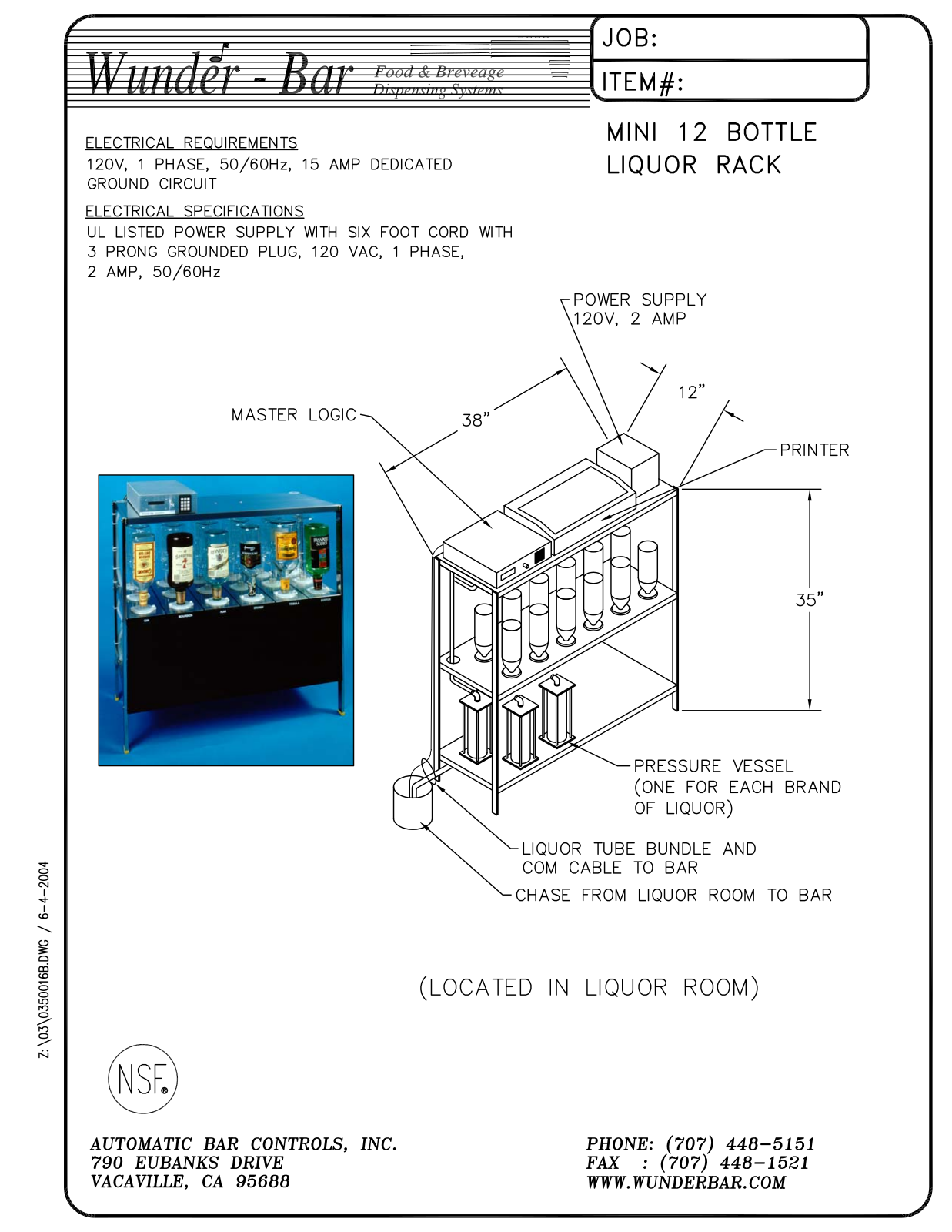 Wunder Bar MINI 12 User Manual