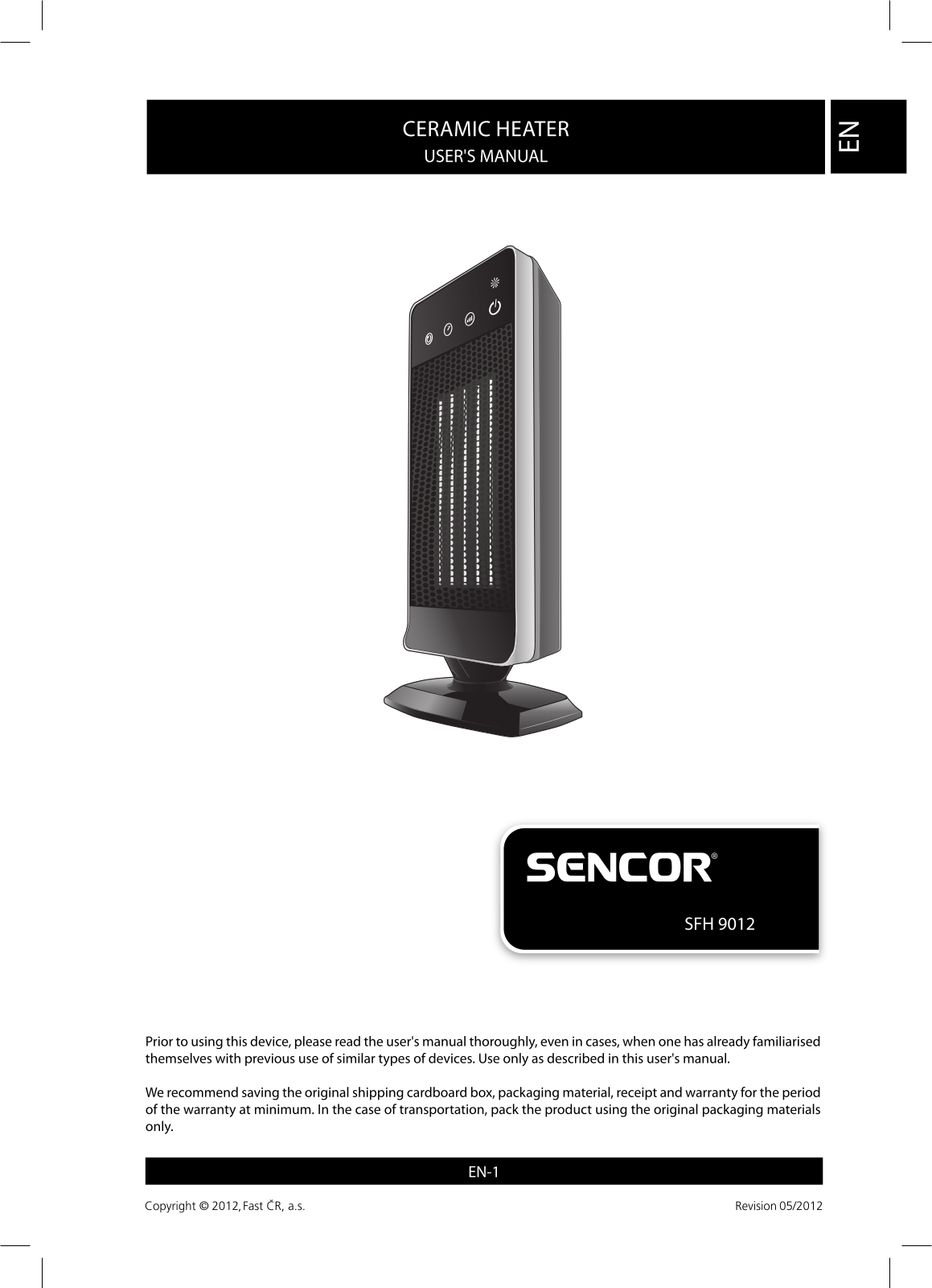 Sencor SFH 9012 User Manual - ManualMachine.com