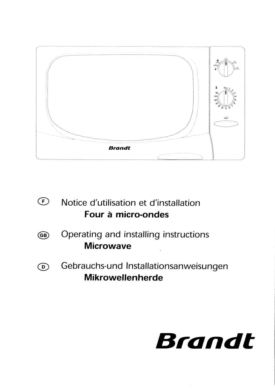 BRANDT SM204 User Manual