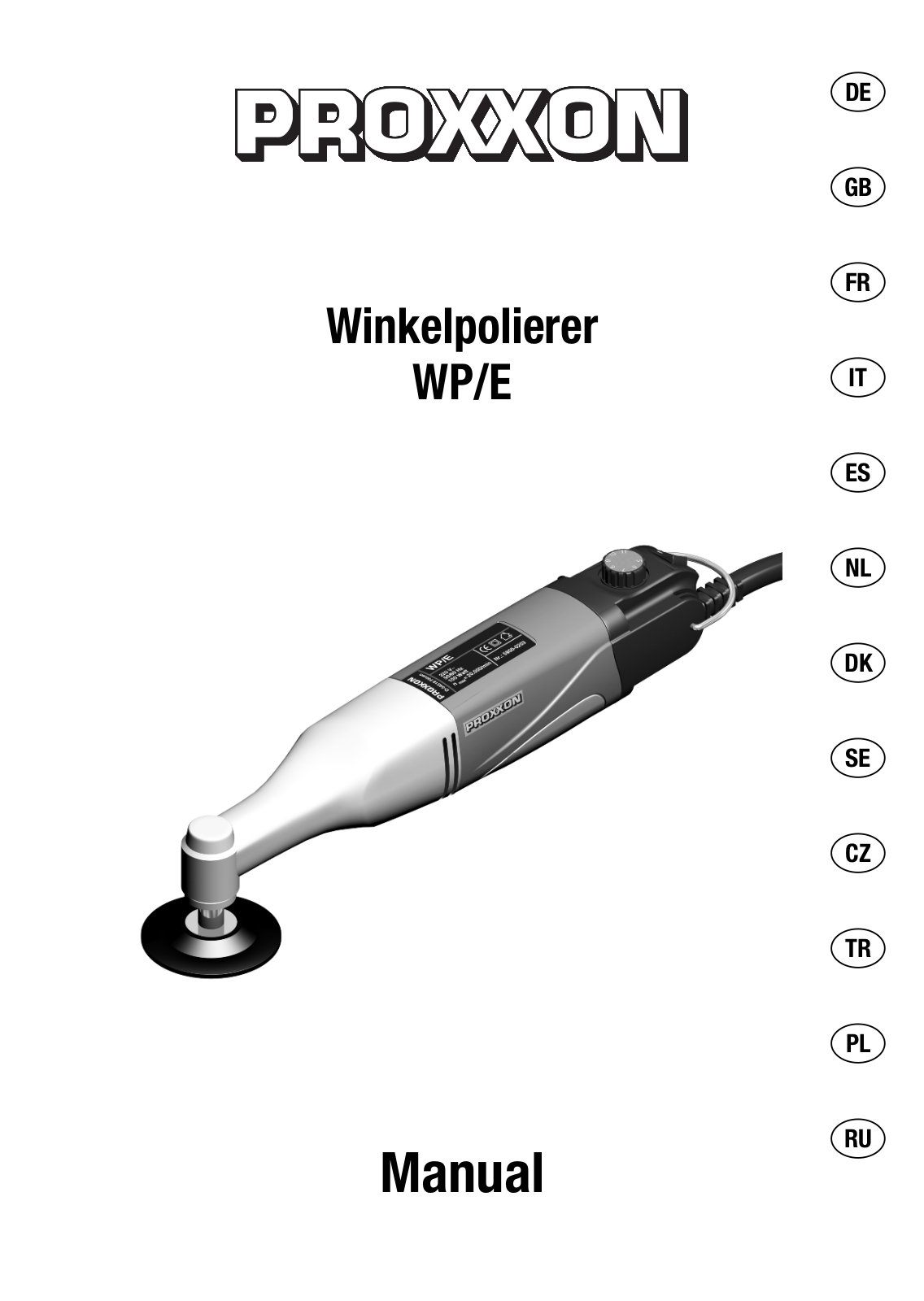 Proxxon WP/E User guide - ManualMachine.com