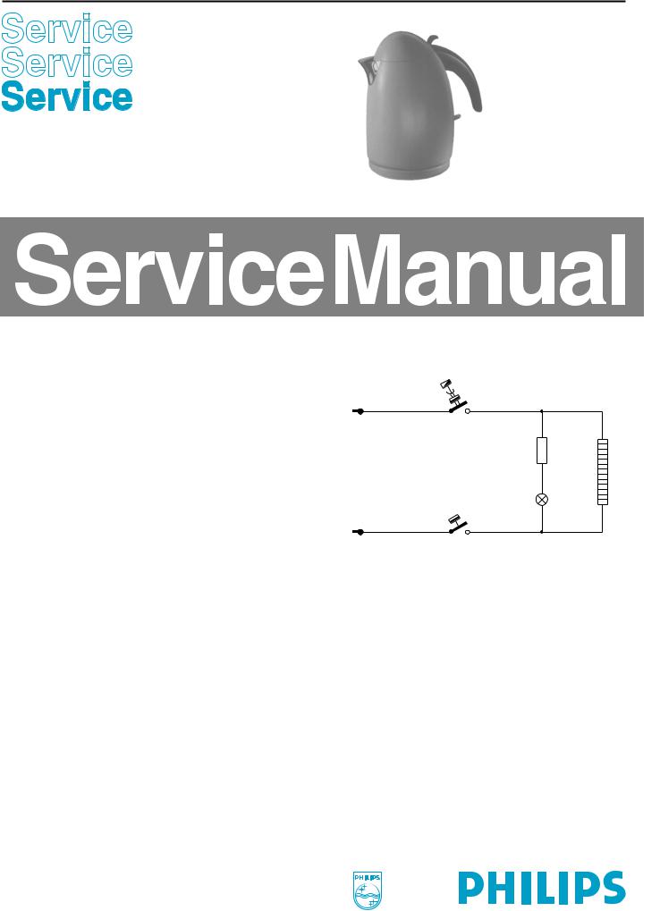 Philips HD2001-D, HD2001-C Service Manual