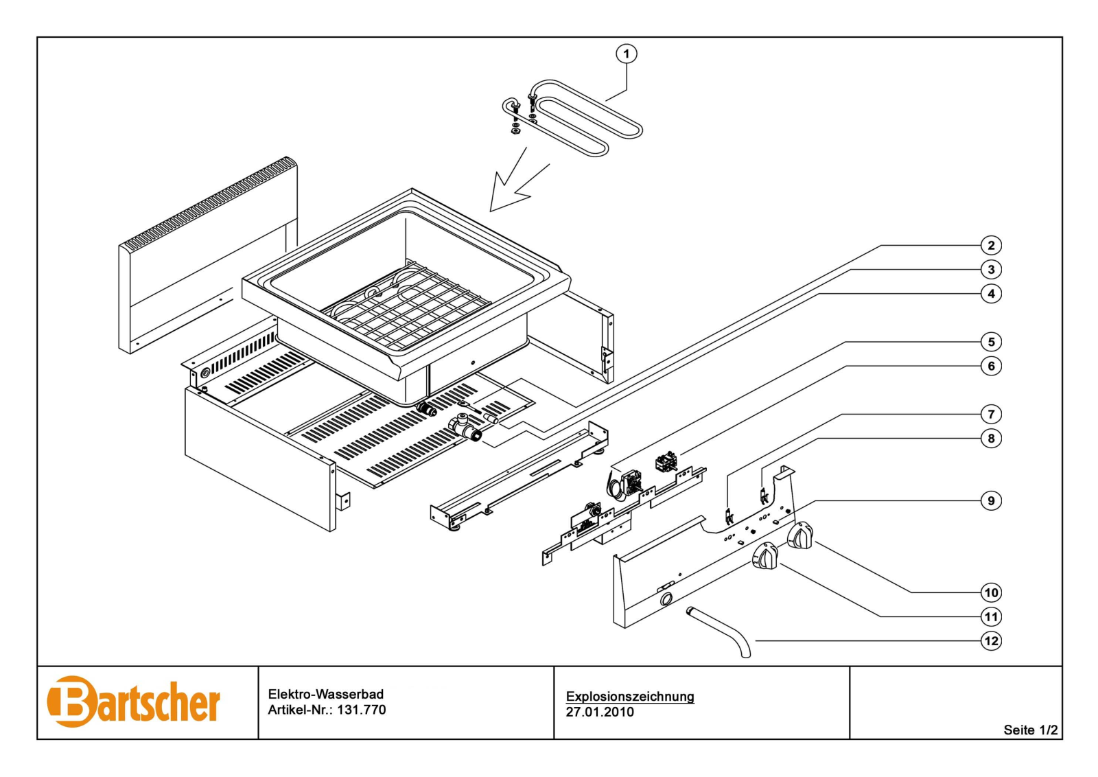 Bartscher 131770 User Manual