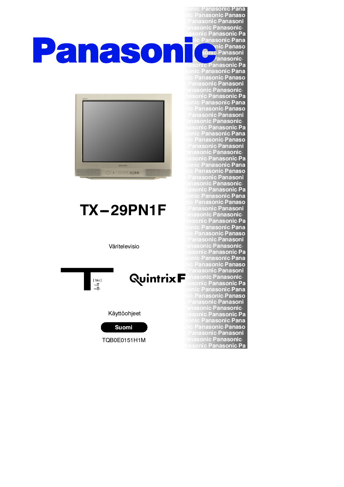 PANASONIC TX-29PN1F User Manual