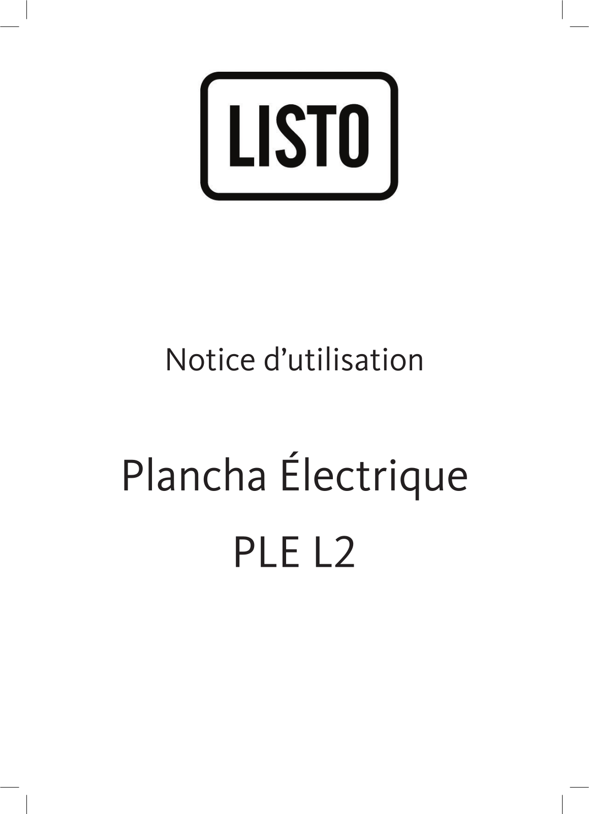 Listo PLE L2 User Manual