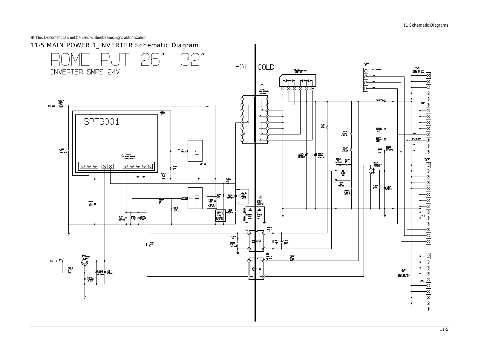 Samsung BN41-00522A, BN94-00622A Schematic