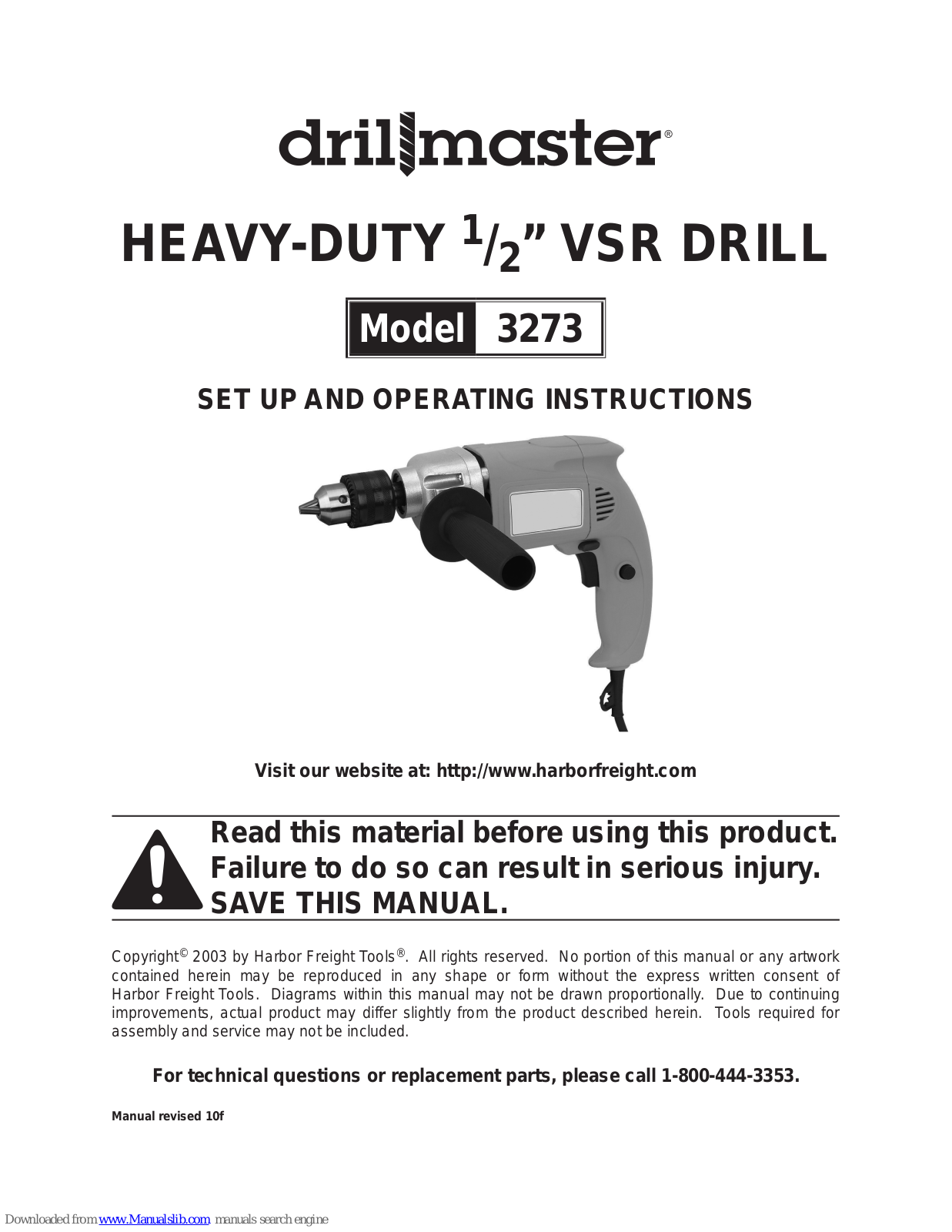 Drill Master HEAVY-DUTY 1/2