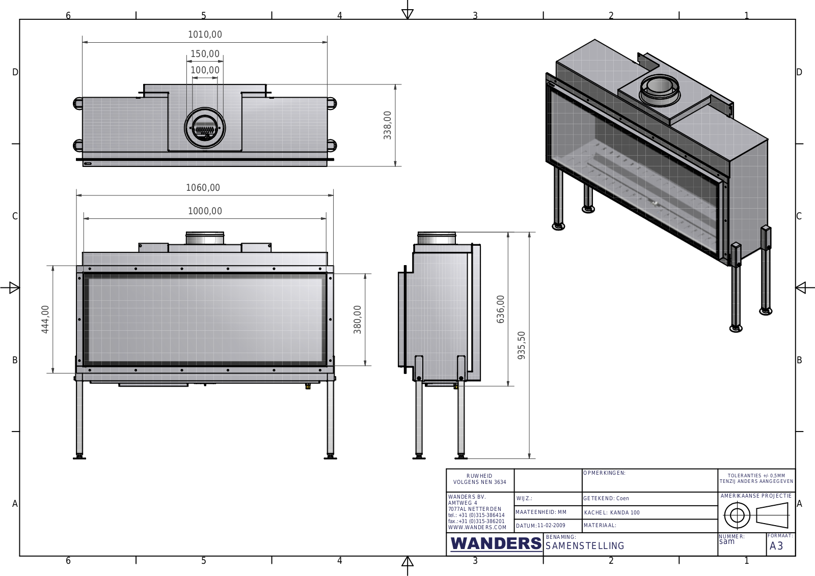 Wanders KANDA 100 GAS User Manual