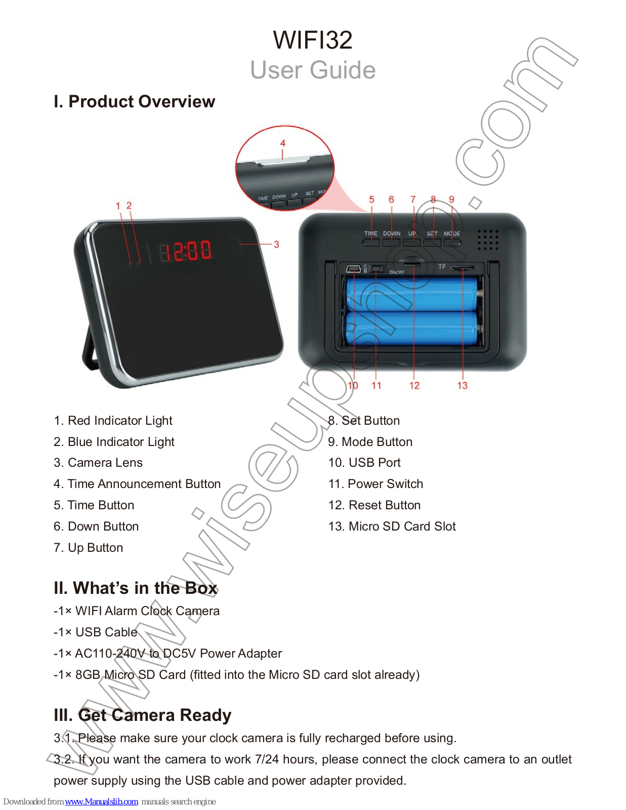 Wiseup WIFI32 User Manual - ManualMachine.com