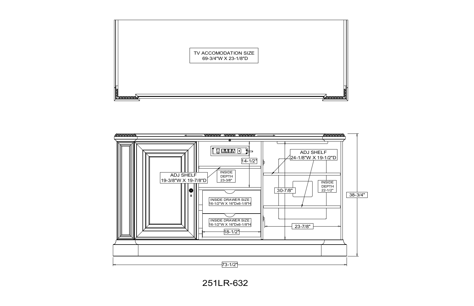 Summit Appliance TDCM1243 Dimensions - ManualMachine.com