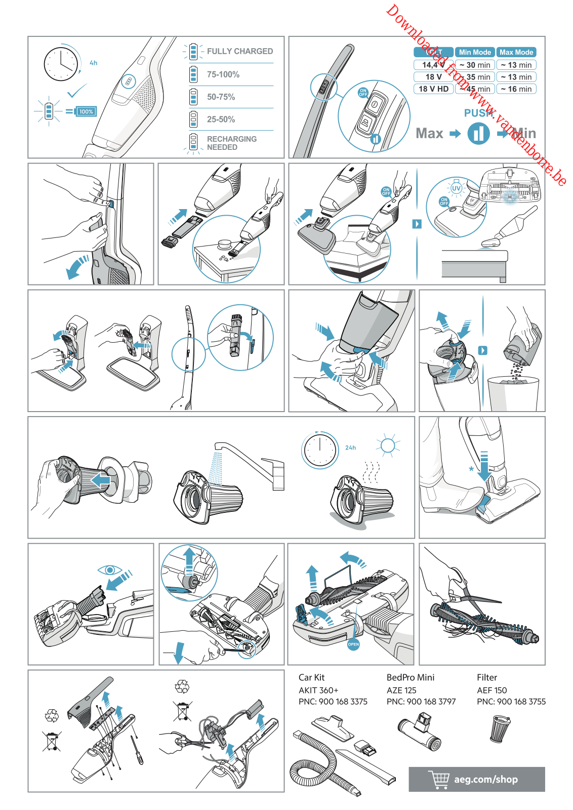 AEG CX7-2-45BM User Manual