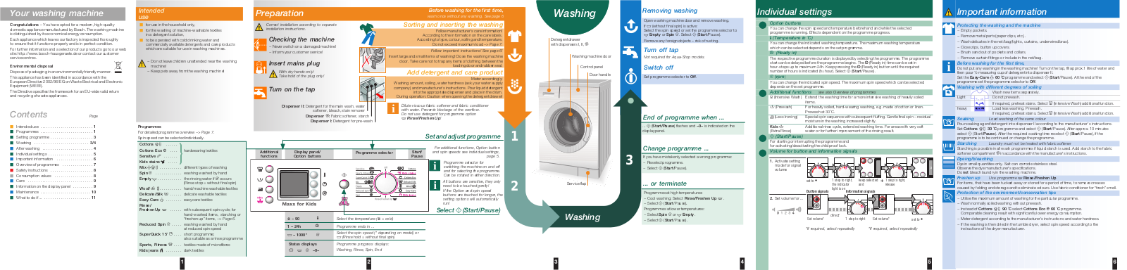 Bosch WLX2447KBY User Manual