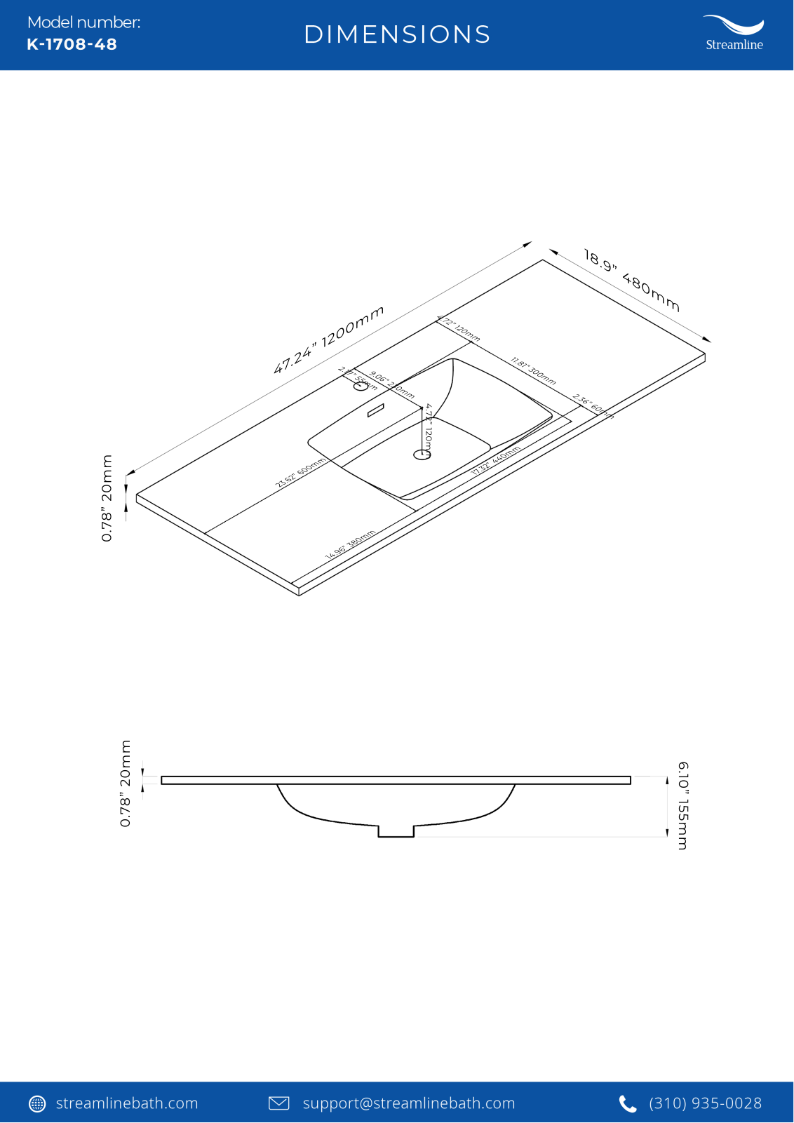 Streamline Bath SLBH7715 Specifications - ManualMachine.com